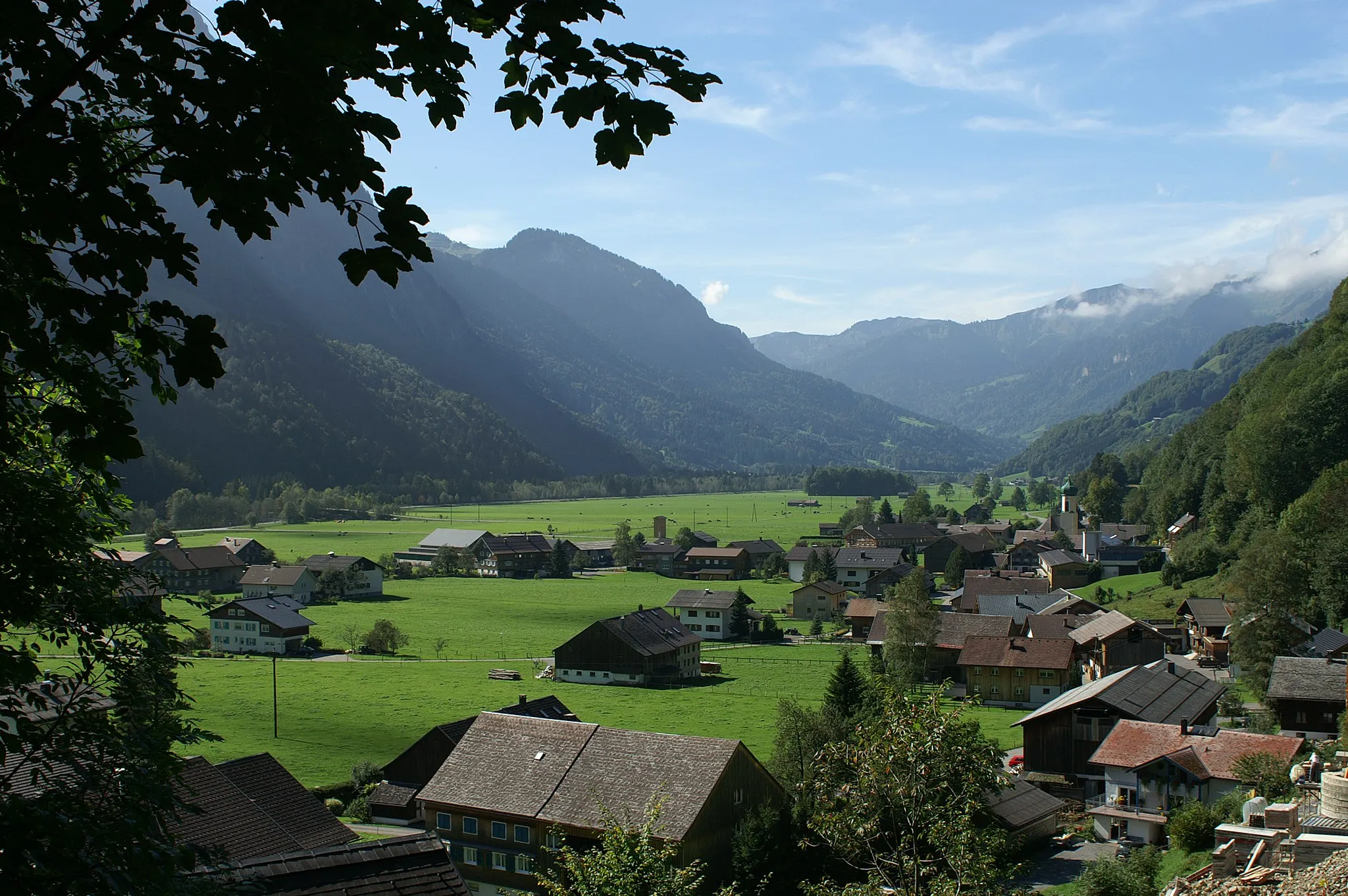 Photo showing: Gemeinde Schnepfau im Bregenzerwald