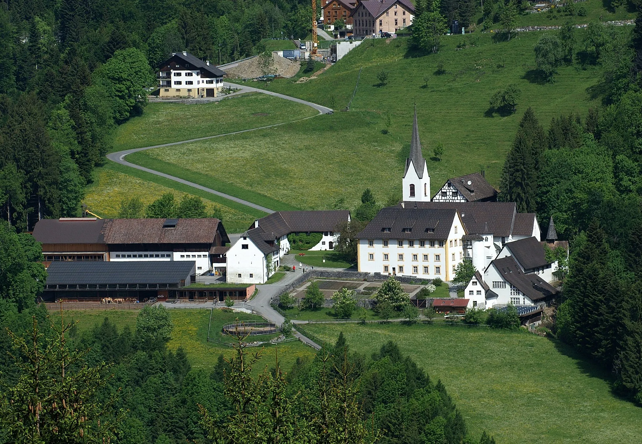 Photo showing: Benediktinerpropstei Sankt Gerold im grossen Walsertal, Vorarlberg.