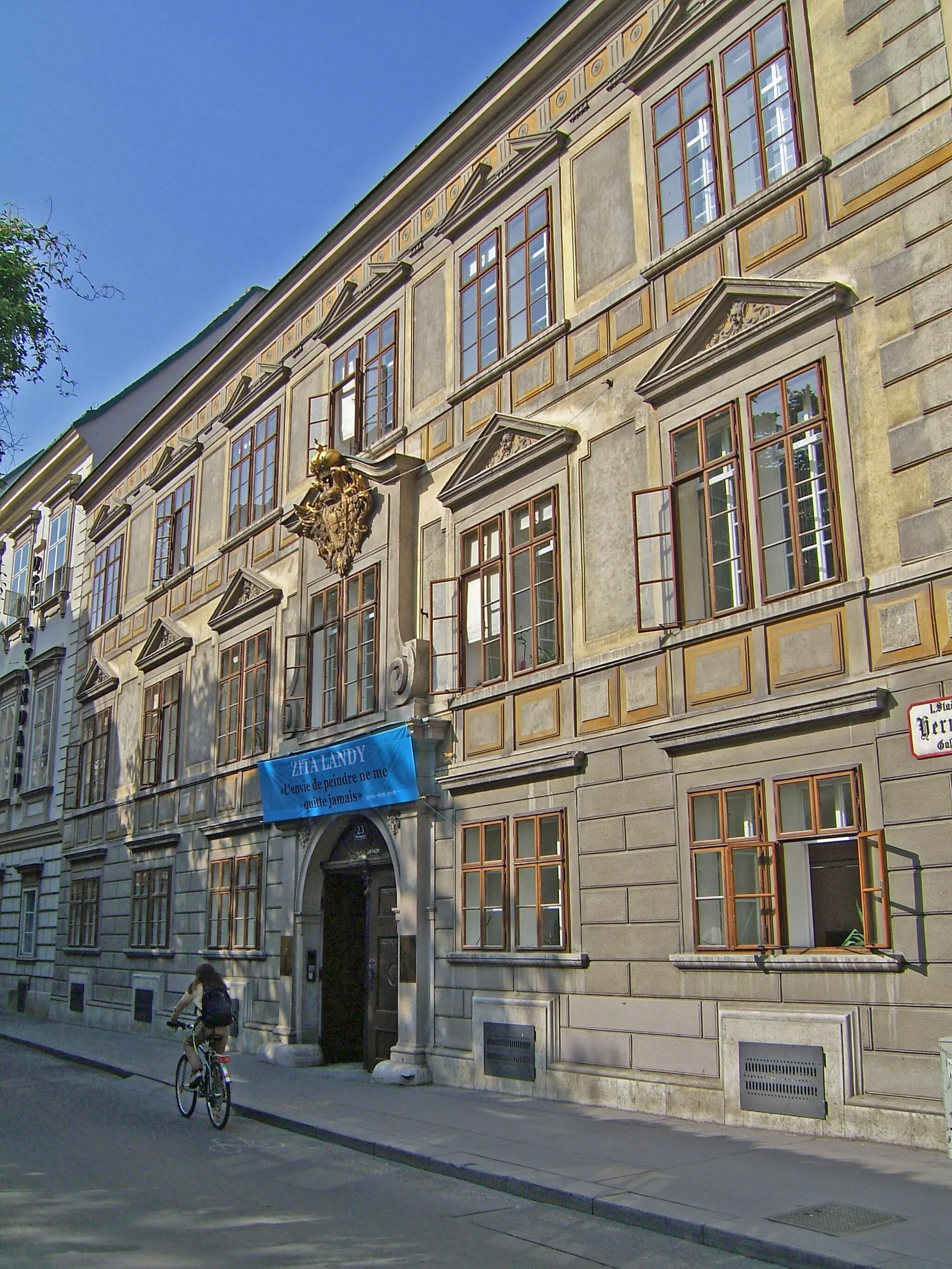 Photo showing: Palais Porcia in Vienna 1st district Herrengasse 23