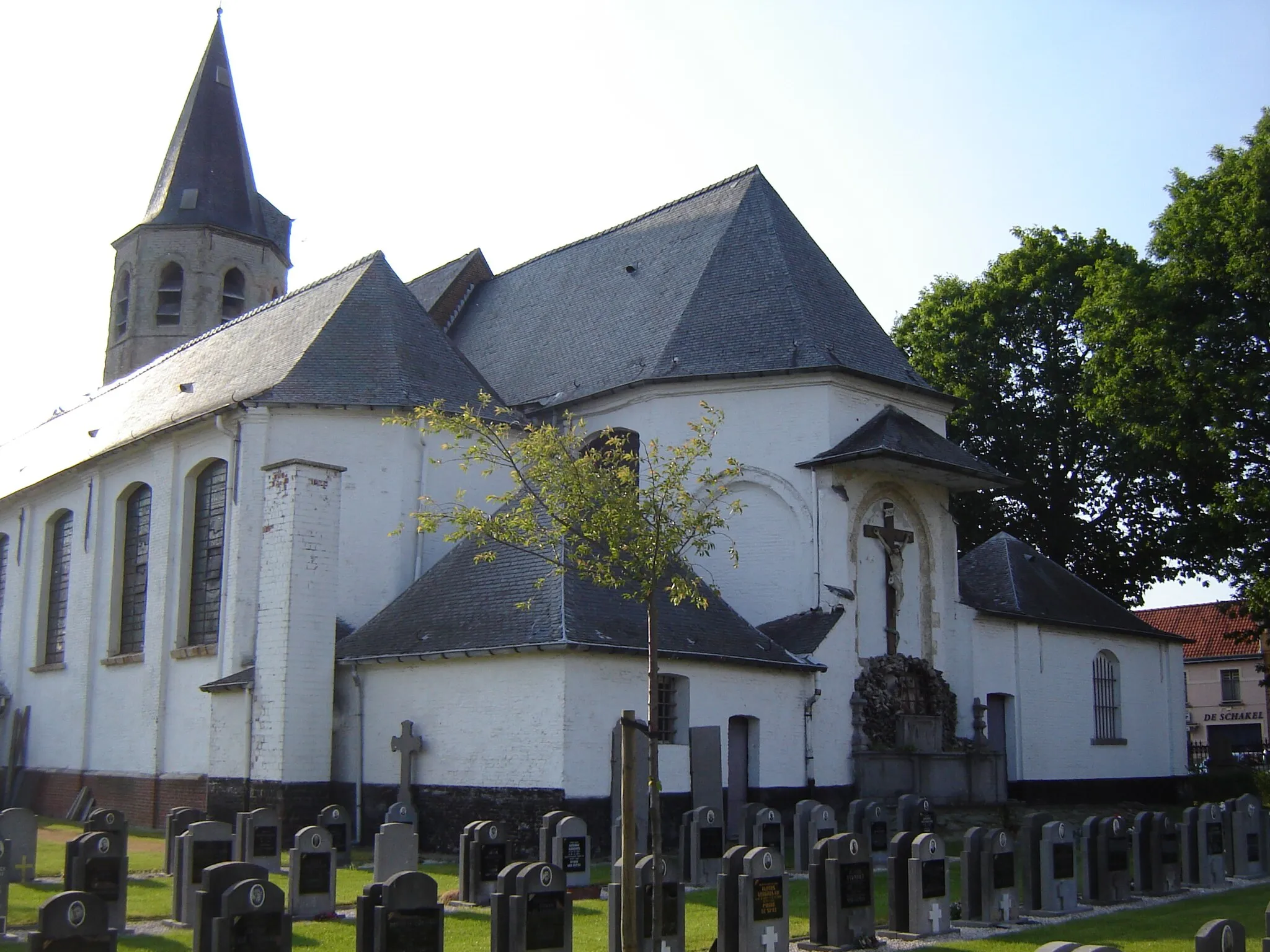 Photo showing: Church of Saint Eligius in Zeveneken. Zeveneken, Lochristi, East Flanders, Belgium
