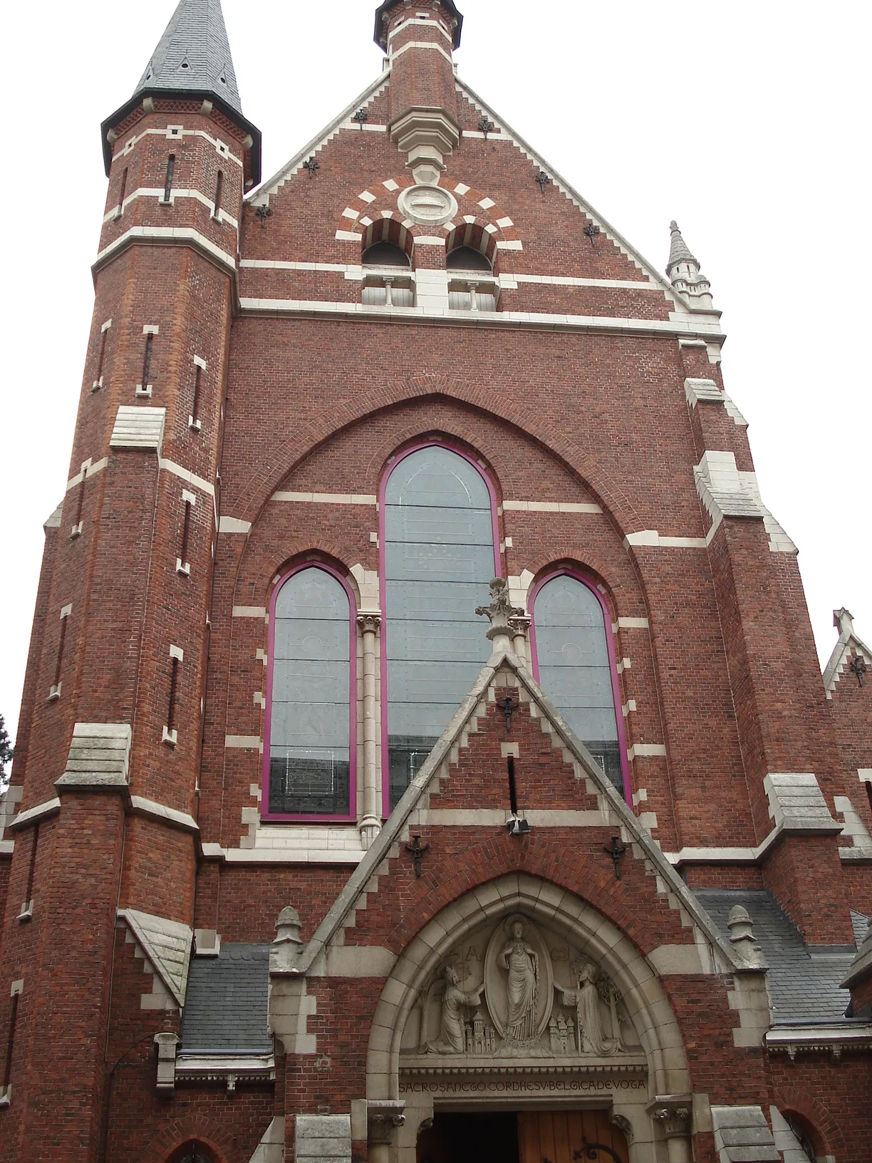Photo showing: Basilique du Sacré-Coeur à Berchem-Anvers, Belgique. Arch. J. Bilmeyer.