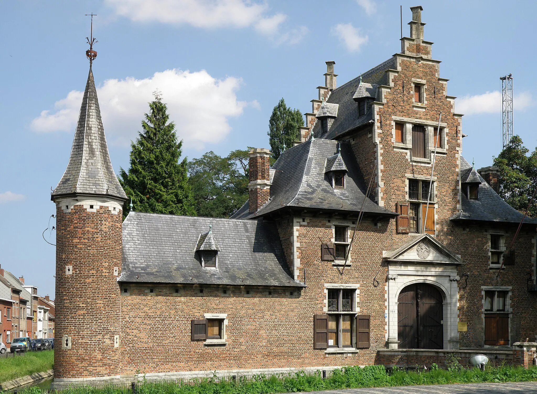 Photo showing: Merksem, Antwerpen. Landhuis Hof van Roosendael (ook wel Hof van Roosendaal), Terlindenhofstraat.