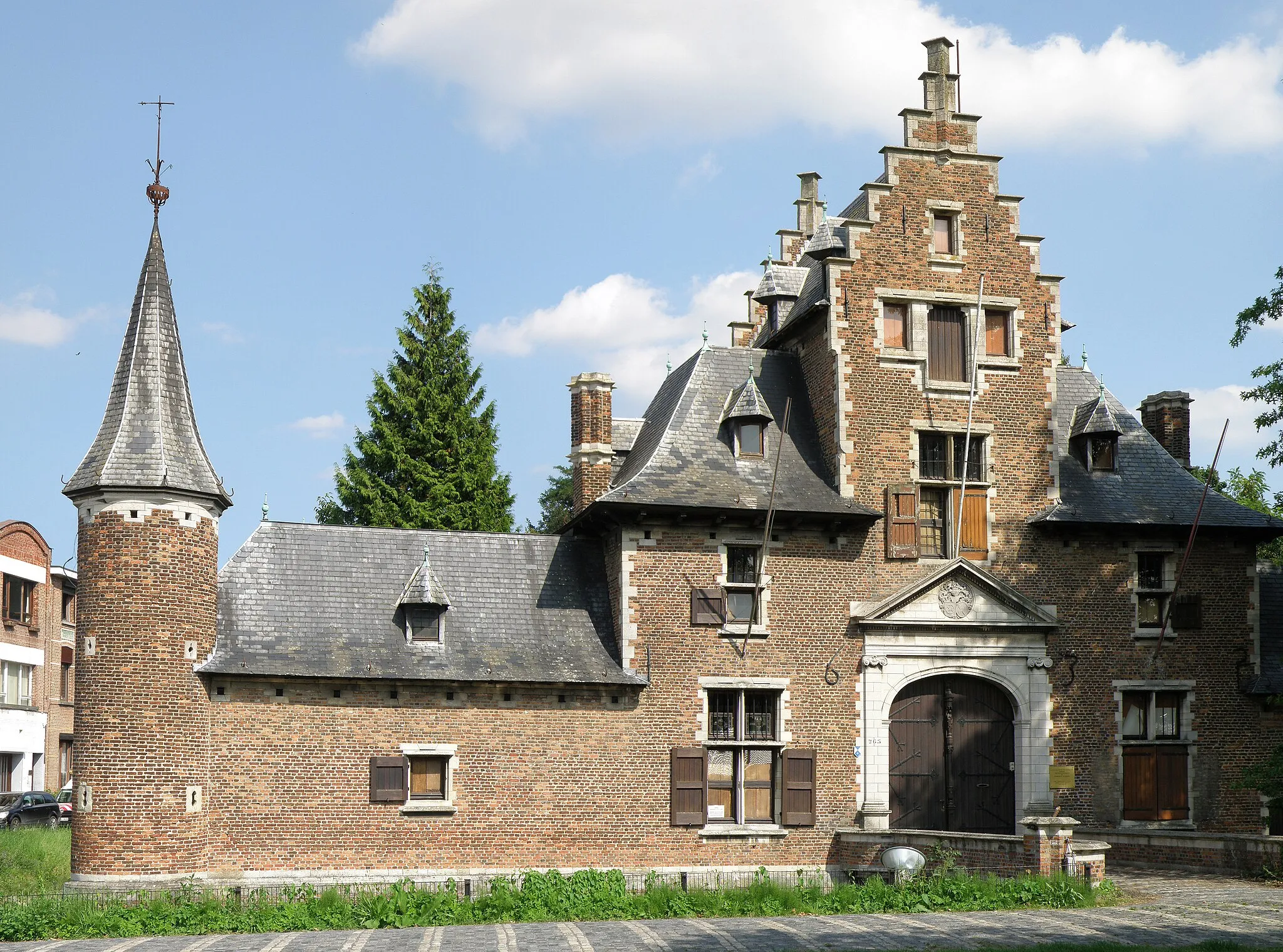 Photo showing: Merksem, Antwerpen. Landhuis Hof van Roosendael (ook wel Hof van Roosendaal), Terlindenhofstraat.