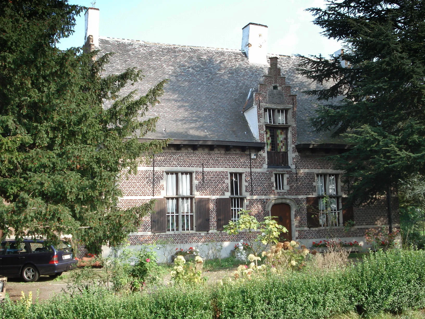 Photo showing: Labristratenhof, ofte 'Spokenhof', te Boechout bij Antwerpen.