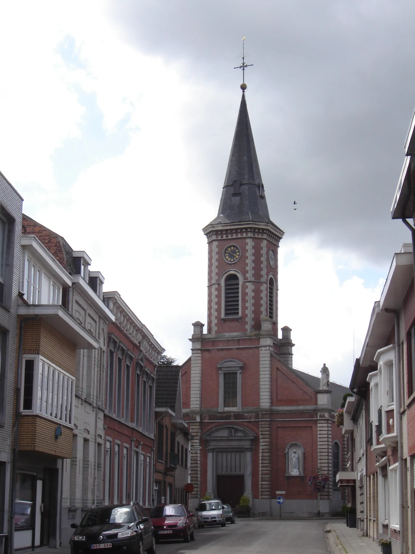 Photo showing: Church of Saint Peter and Paul in Kallo. Kallo, Beveren, East Flanders, Belgium