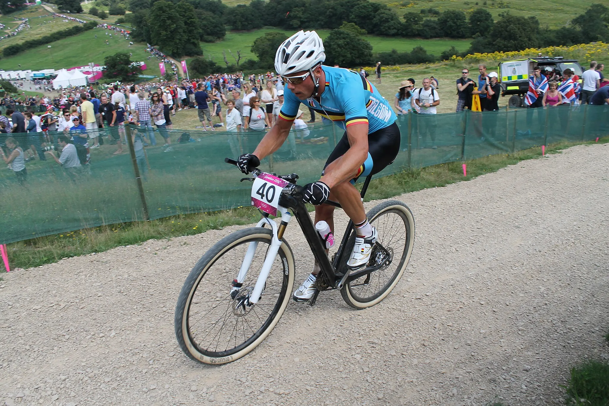 Photo showing: Cycling at the 2012 Summer Olympics – Men's cross-country

Sven Nys (40) (BEL)
IMG_4019