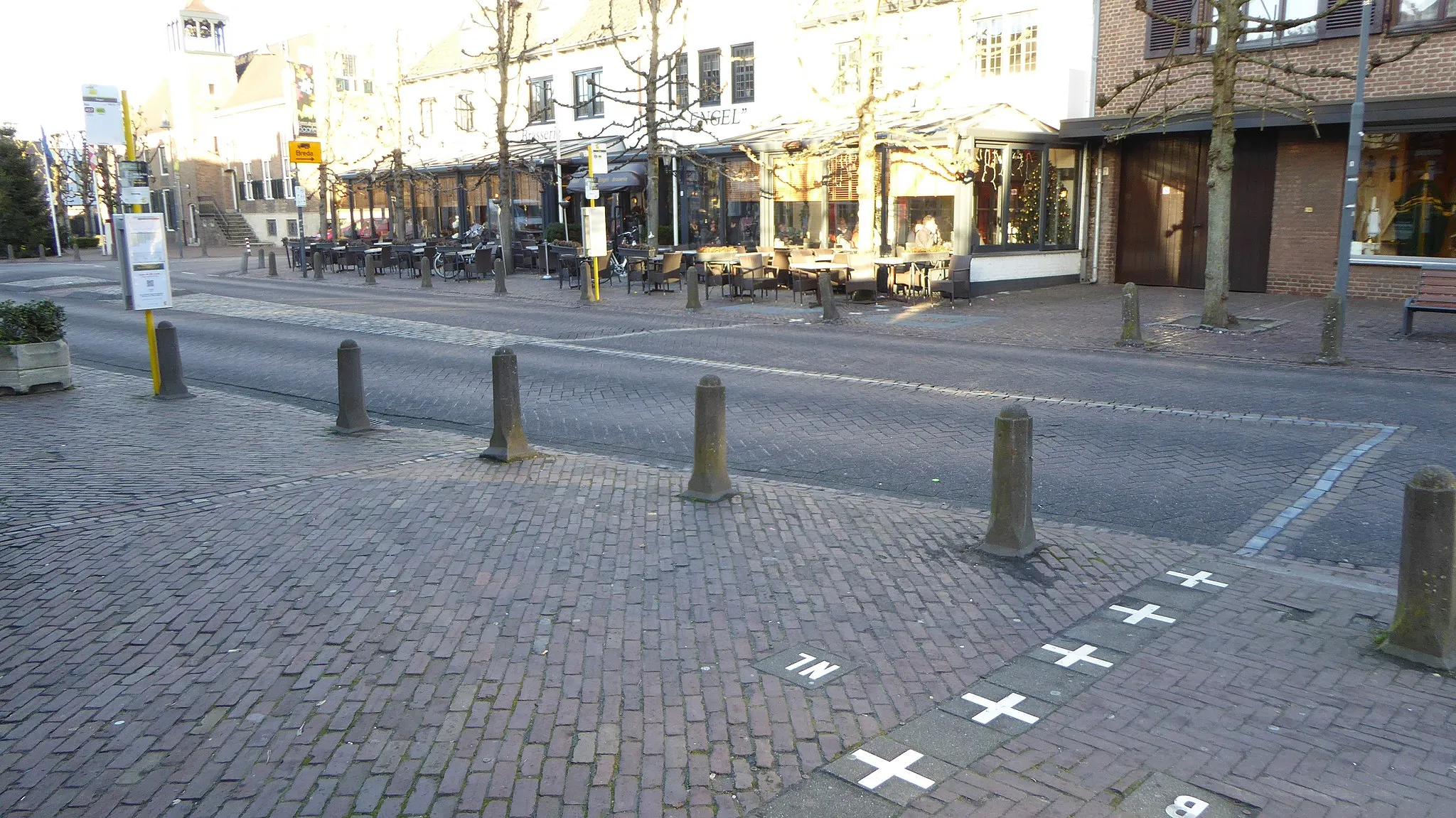 Photo showing: Border line between Baarle-Nassau and Baarle-Hertog