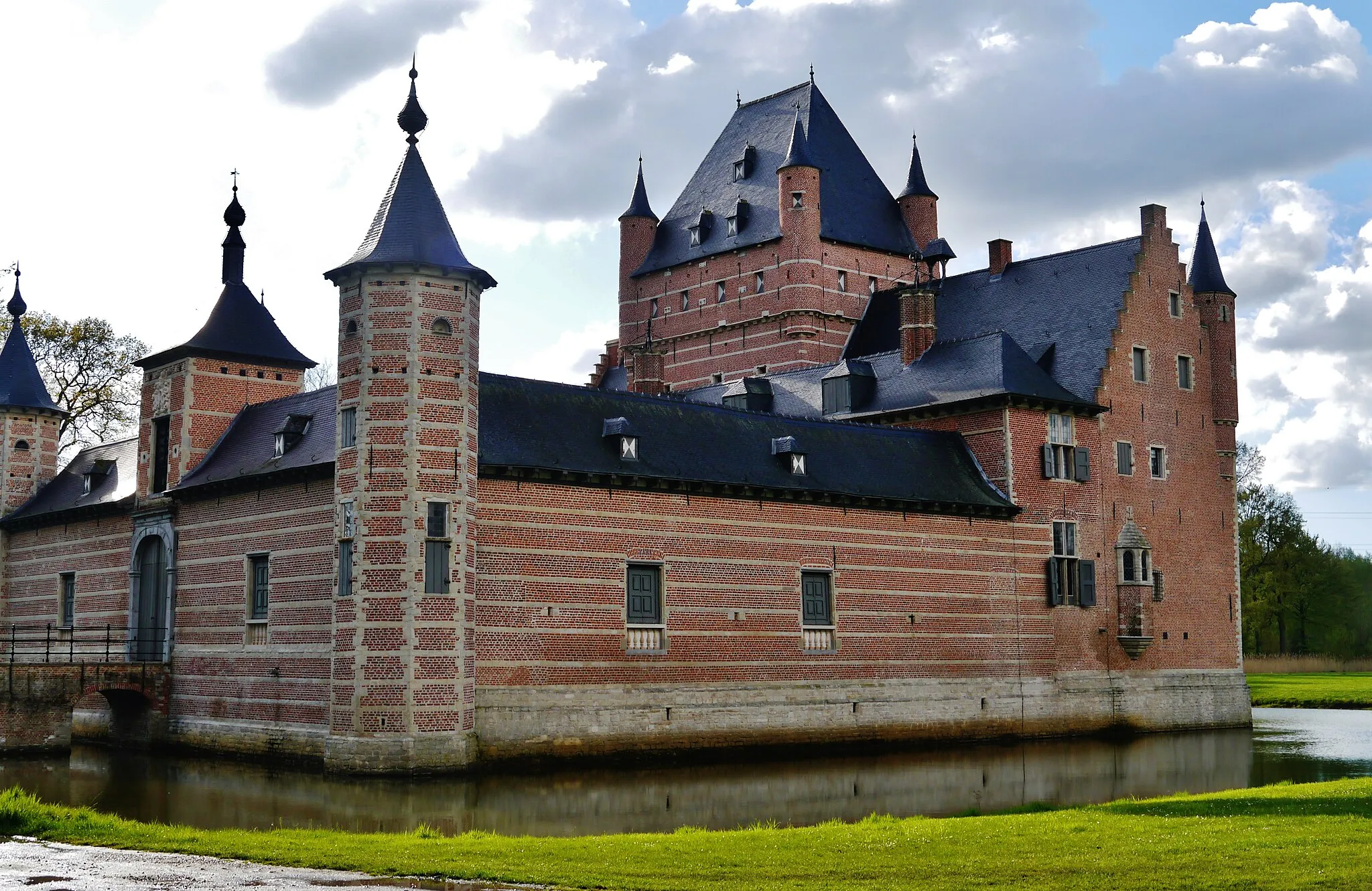 Photo showing: Bossenstein Castle, Broechem, Province of Antwerp, Flanders, Belgium