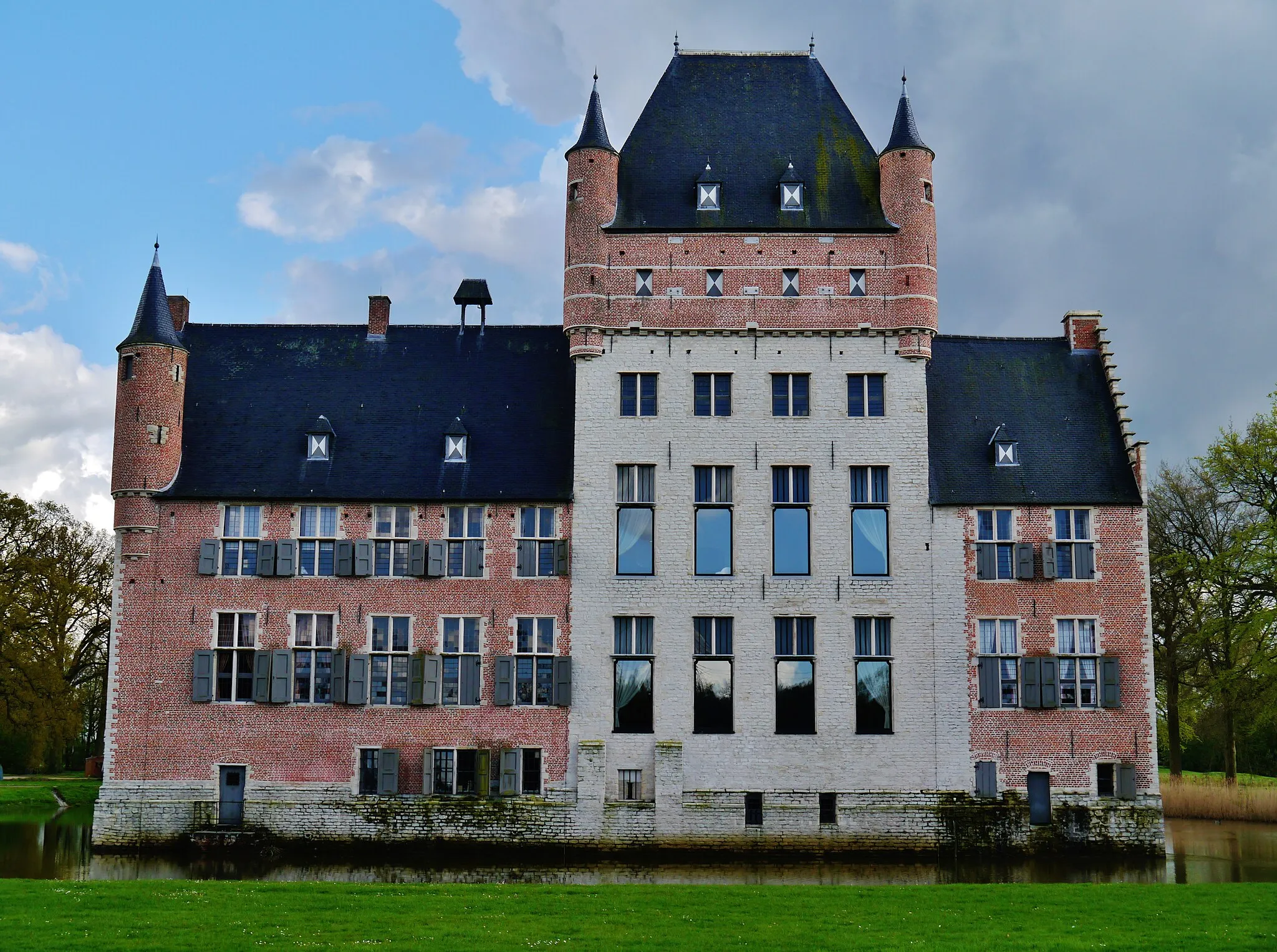 Photo showing: Bossenstein Castle, Broechem, Province of Antwerp, Flanders, Belgium