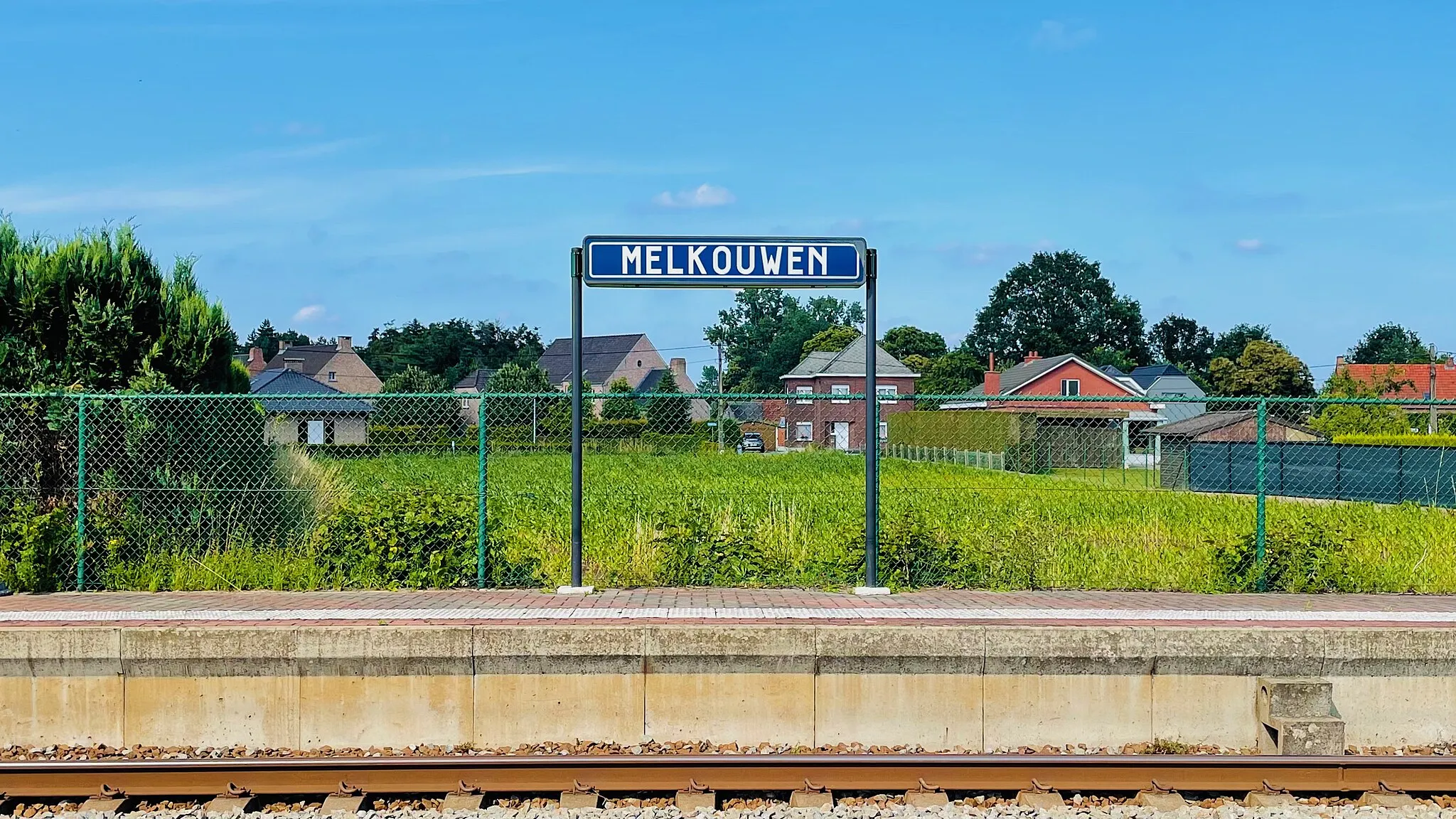 Photo showing: Station Melkouwen Naam
