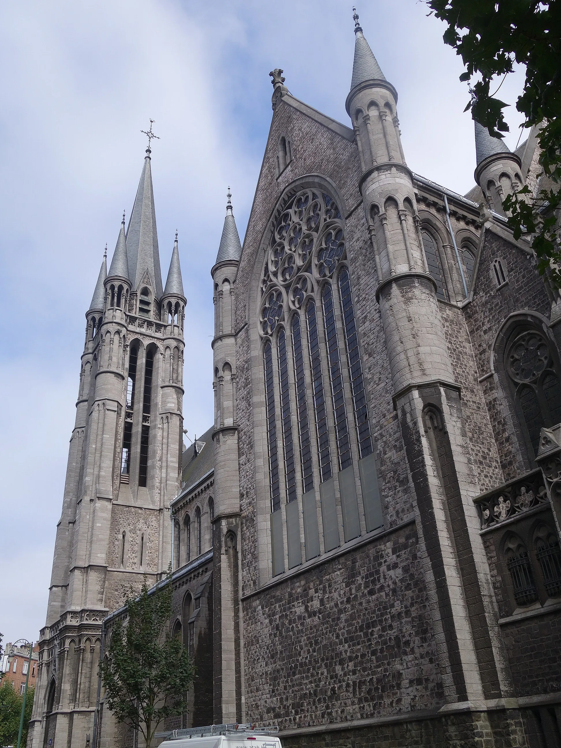 Photo showing: Saint Remigius Church (Molenbeek, Brussels)