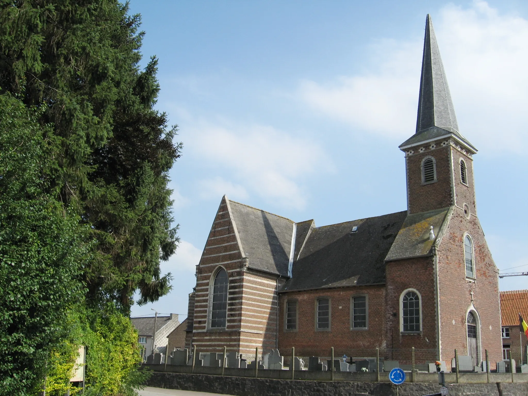 Photo showing: Church of Saint Quirinus in Wersbeek, Molenbeek-Wersbeek, Bekkevoort, Flemish Brabant, Belgium