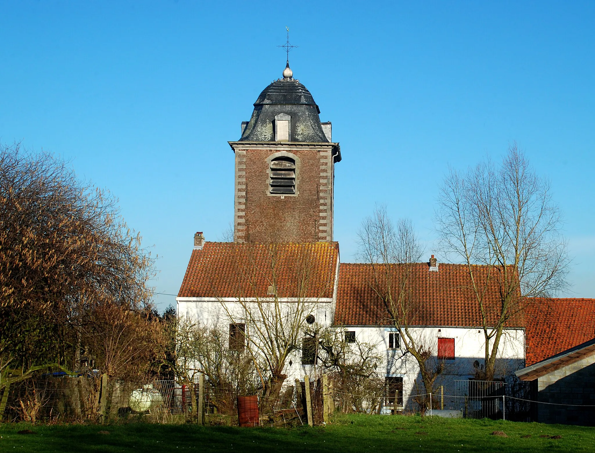 Photo showing: Belgique - Brabant wallon - Genappe - Baisy-Thy - Église Saint-Hubert
