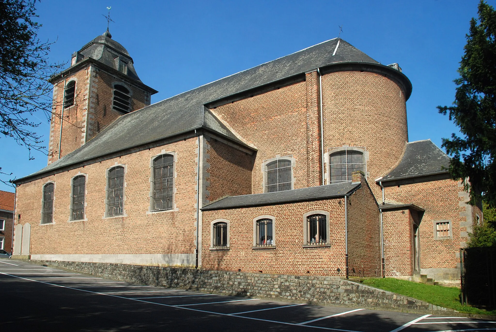 Photo showing: Belgique - Brabant wallon - Genappe - Baisy-Thy - Église Saint-Hubert