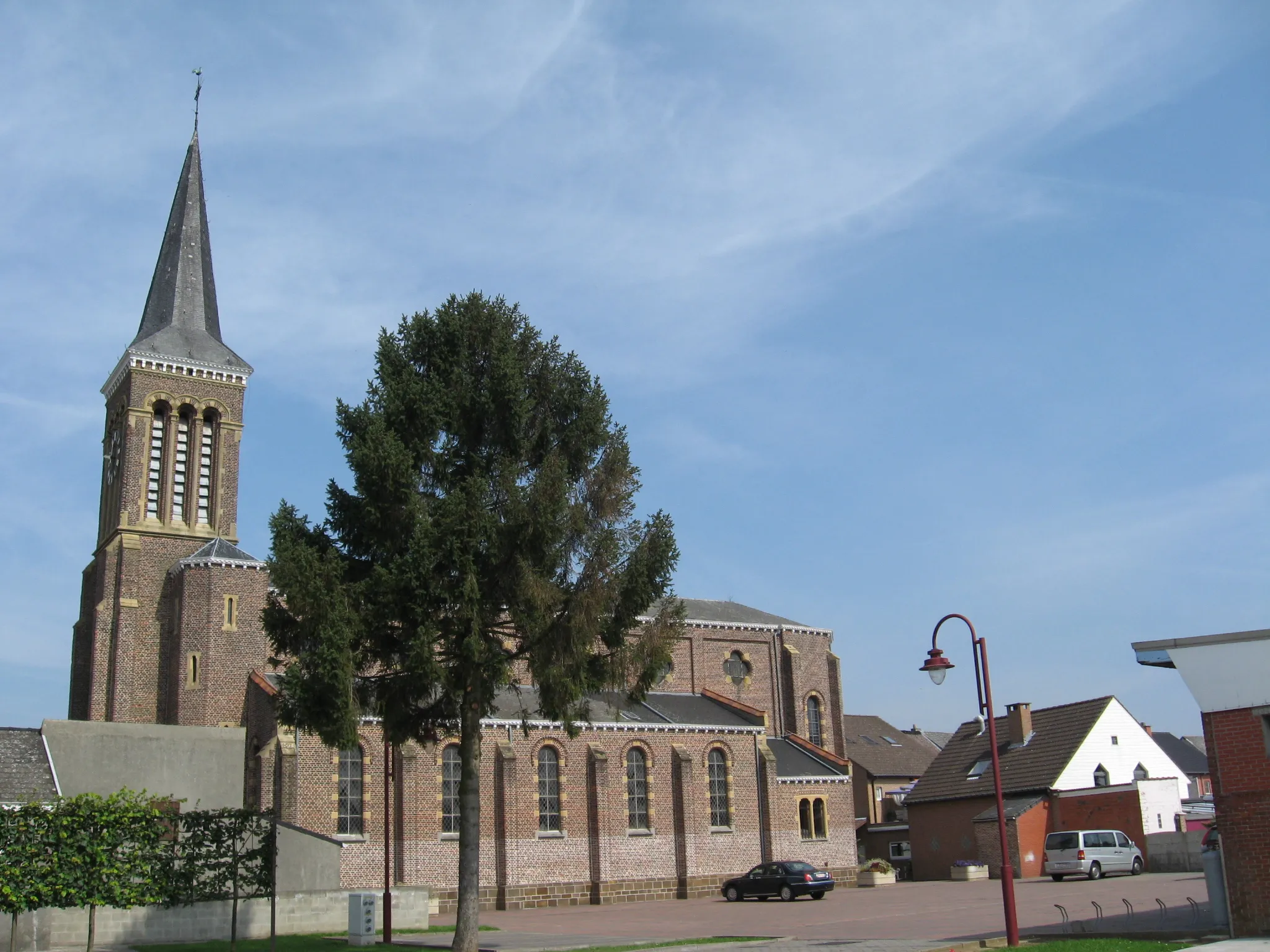 Photo showing: Church of Saints Joseph and Anthony in Schoonderbuken, Scherpenheuvel, Scherpenheuvel-Zichem, Flemish Brabant, Belgium