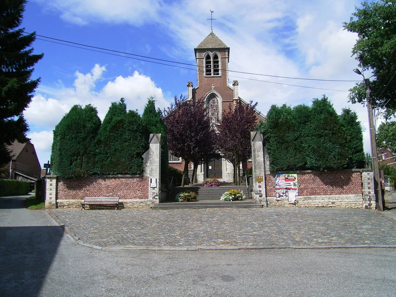 Photo showing: Eglise Saint Ulric de Malèves-Ste-Marie-Wastines