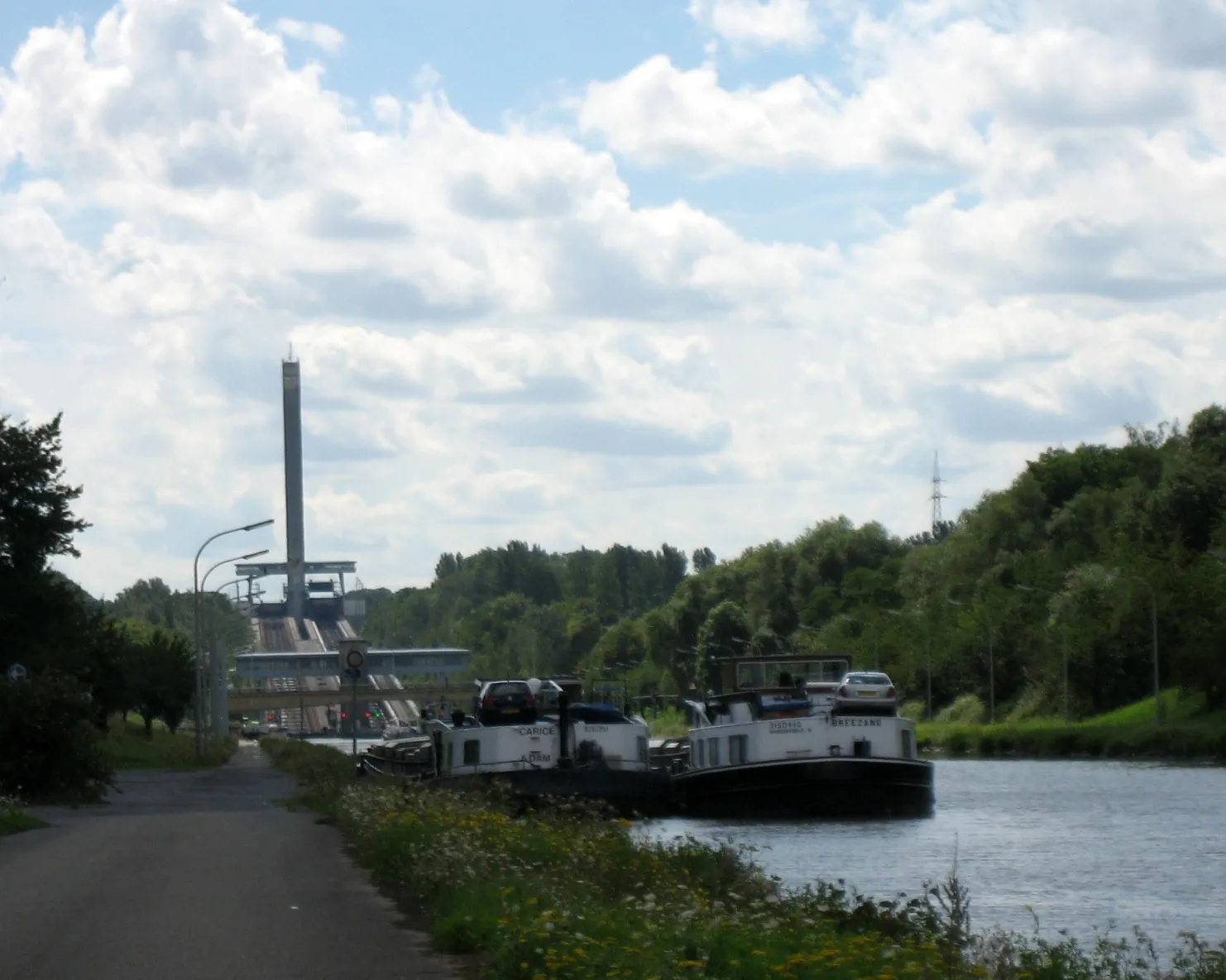 Photo showing: Canal Bruxelles-Charleroi, plan incliné de Ronquières