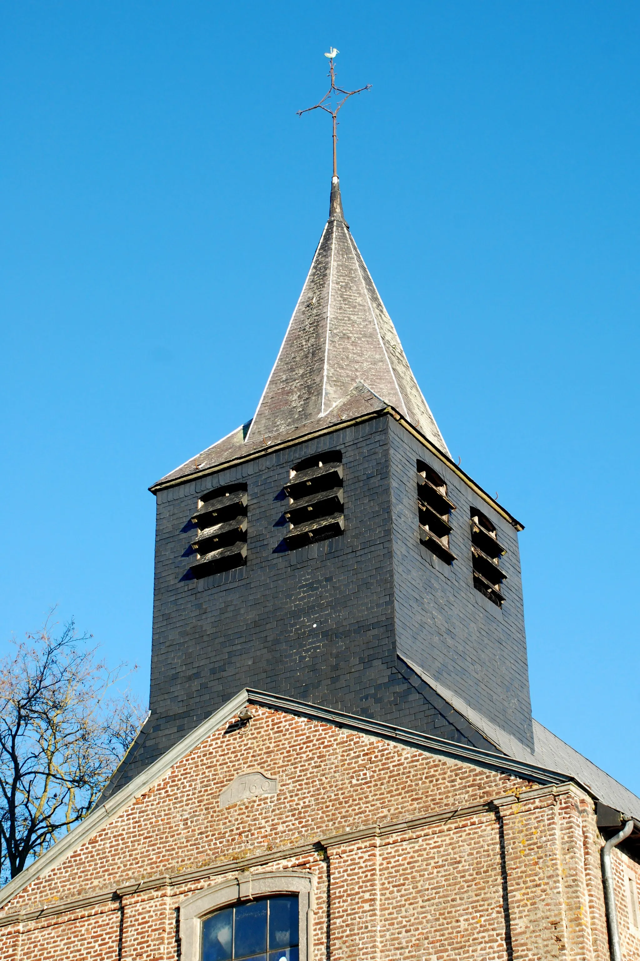 Photo showing: Belgique - Brabant wallon - Genappe - Glabais - Église Saint-Pierre