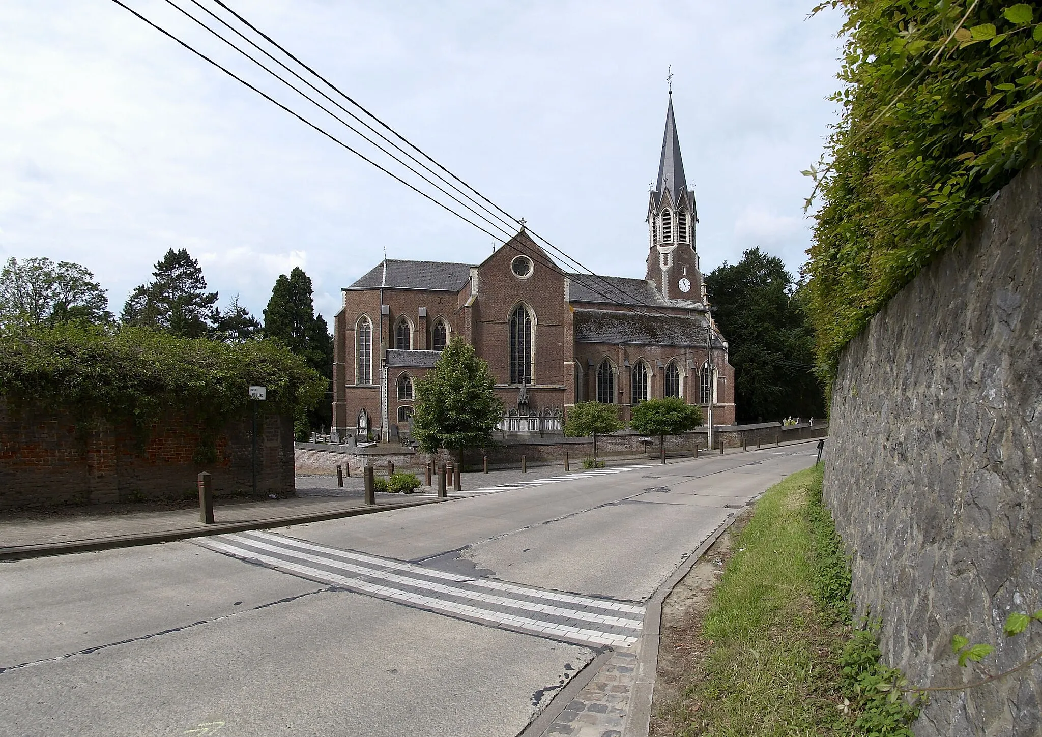 Photo showing: Church in Archennes