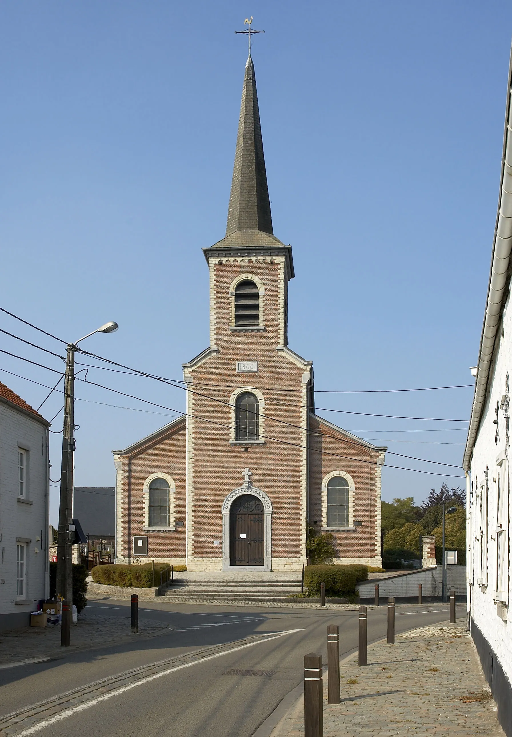 Photo showing: Church in Maransart (Lasne), Belgium
