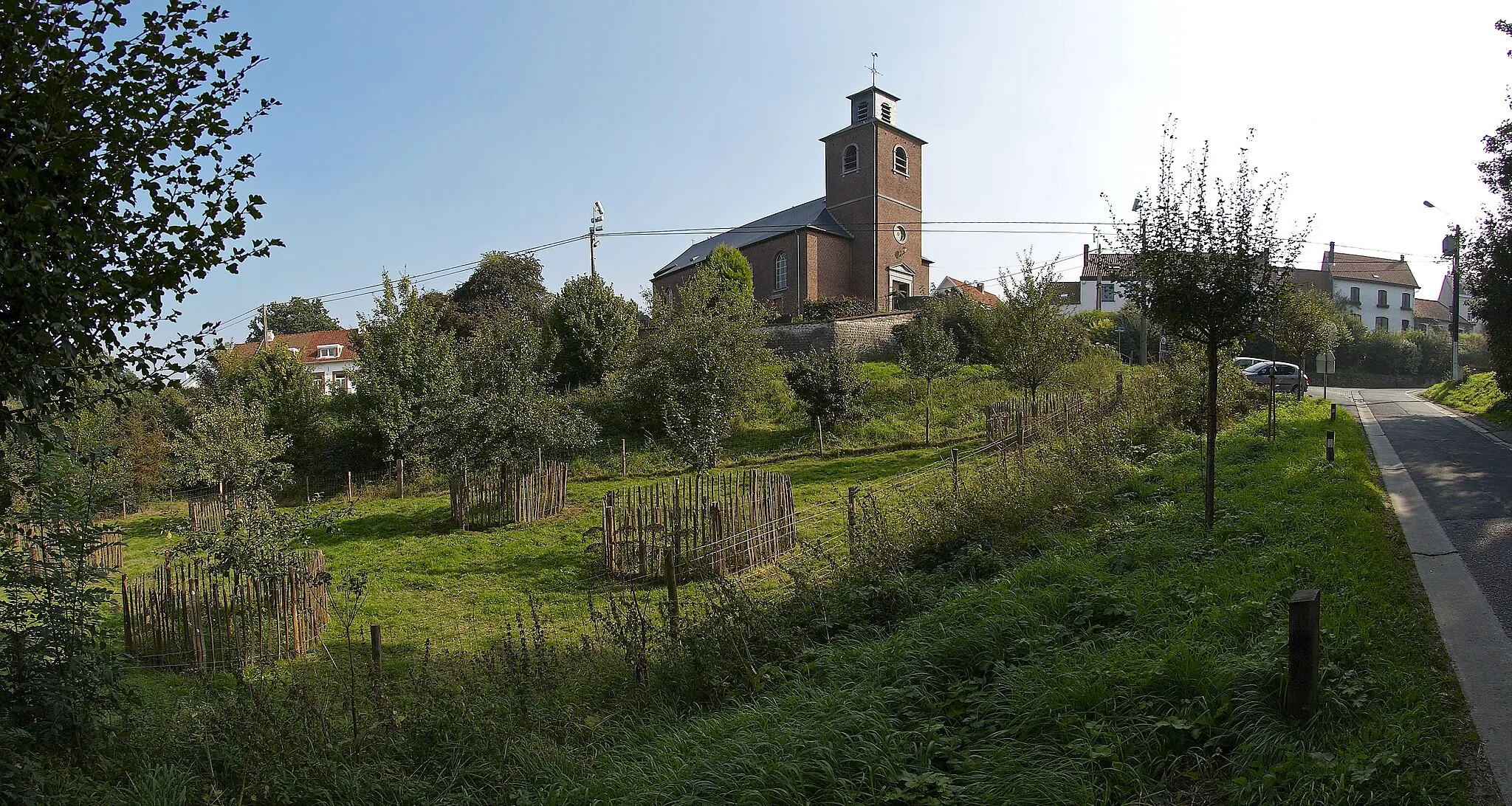 Photo showing: Saint-Germain church in Couture-Saint-Germain (Lasne), Belgium