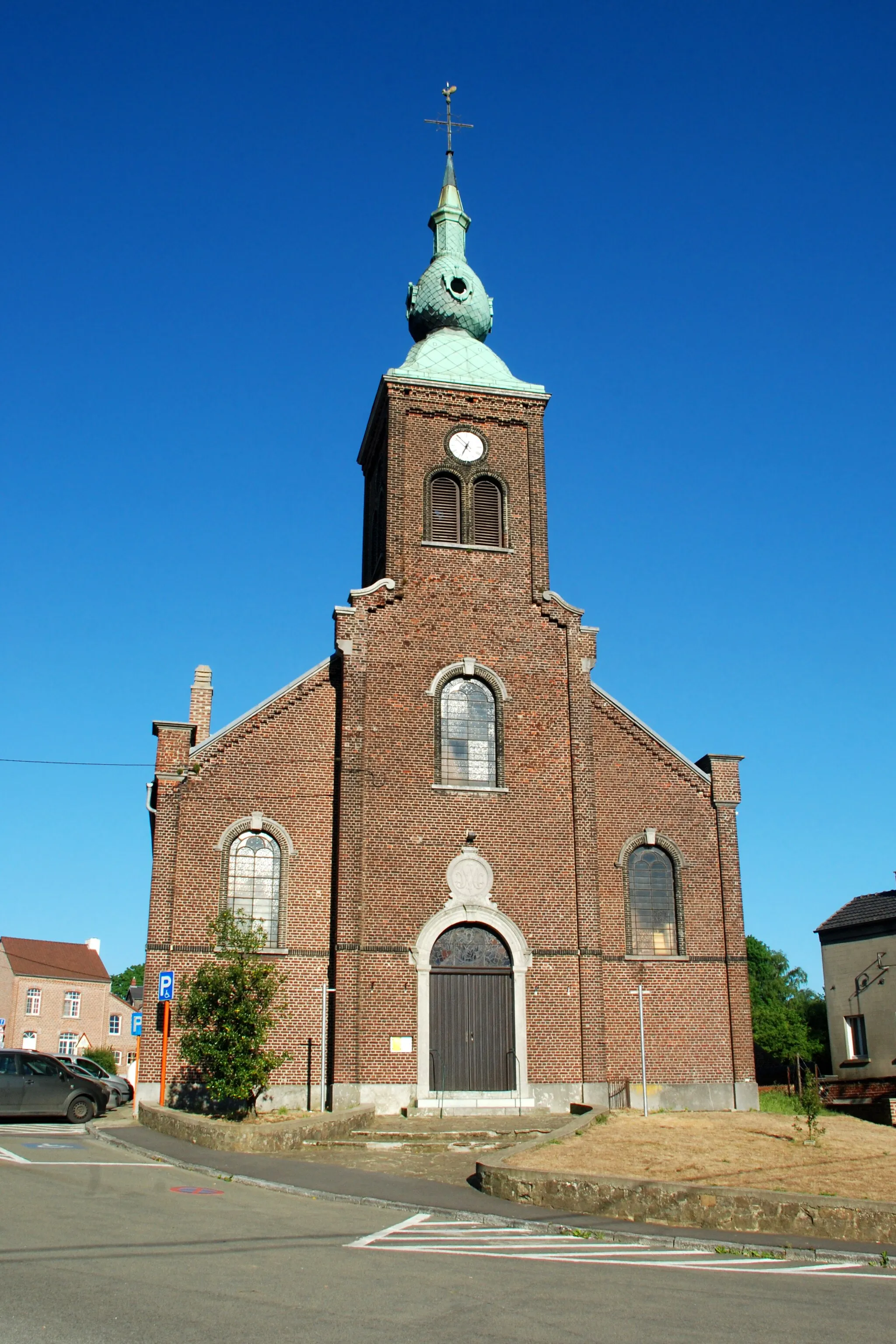 Photo showing: Belgique - Brabant wallon - Villers-la-Ville - Marbisoux - Église Notre-Dame (architecte Émile Coulon)