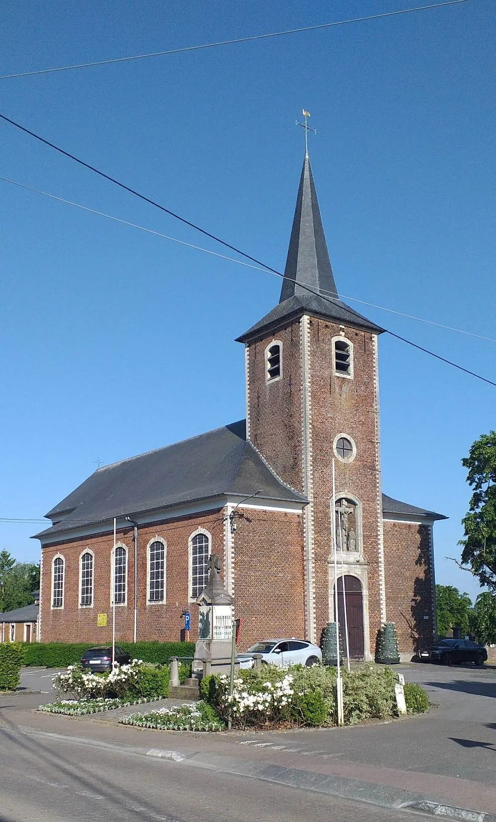 Photo showing: église St-Pierre-et-Marcellin de Bierges (Juin 2023)