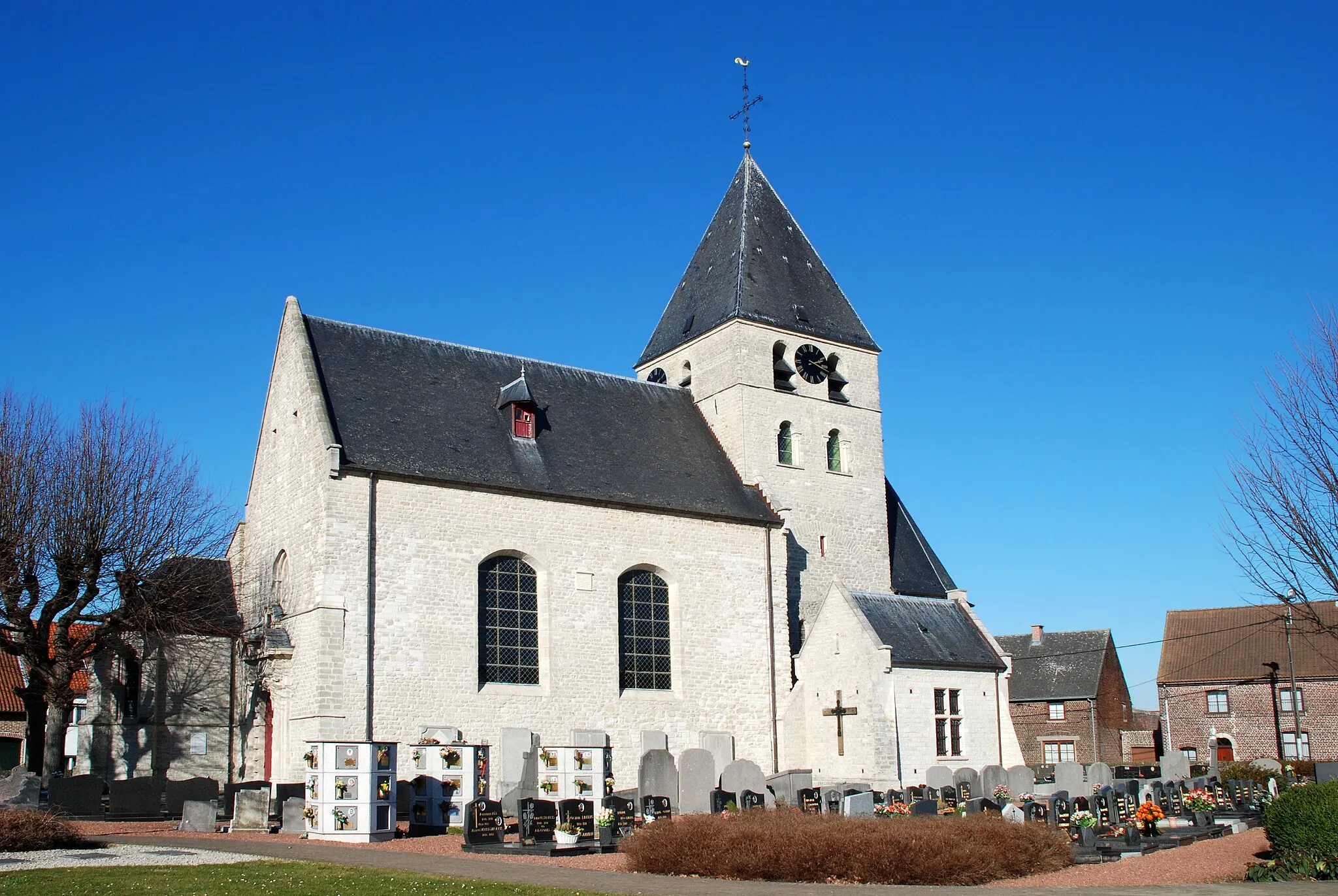 Photo showing: Belgique - Brabant flamand - Steenokkerzeel - Église Sainte-Catherine de Humelgem