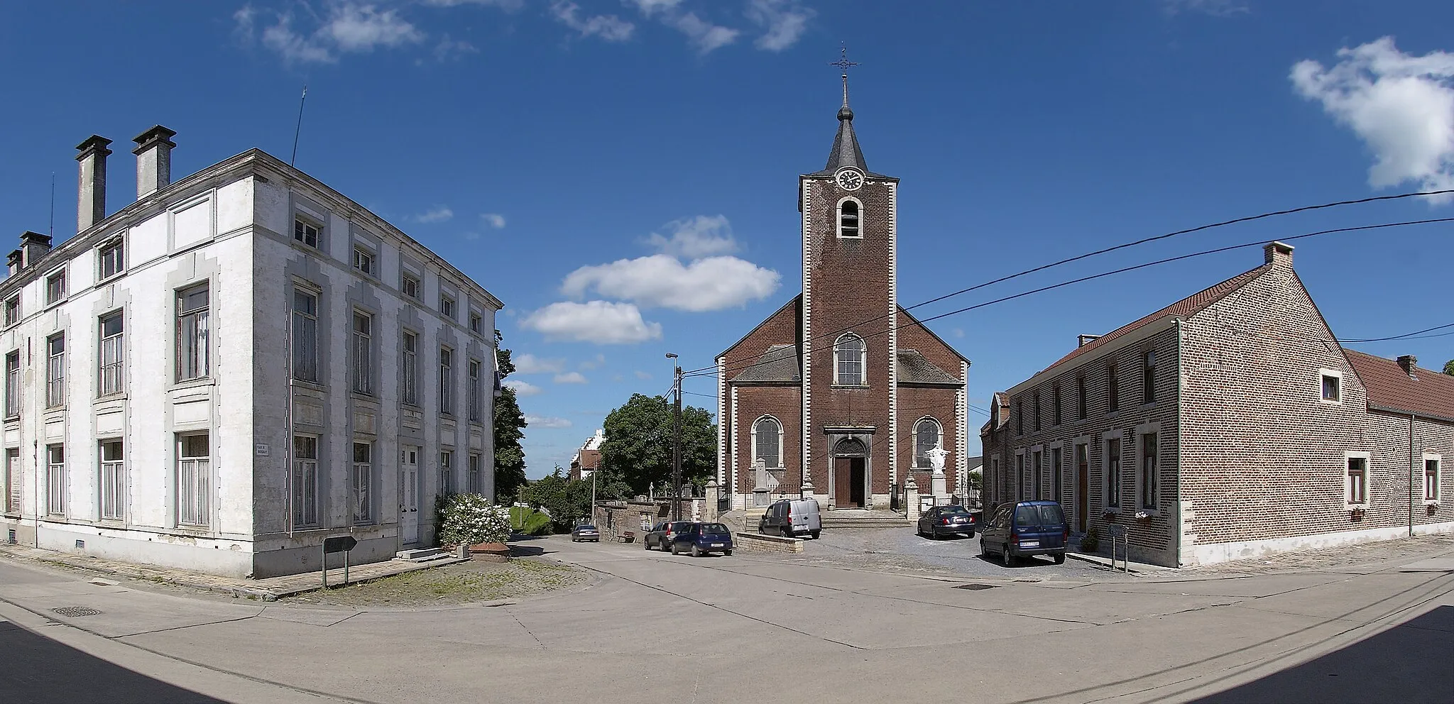 Photo showing: Notre-Dame de l'Assomption church in Bossut-Gottechain, Belgium
