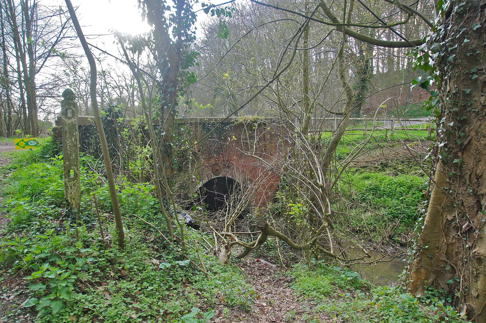 Photo showing: Villers-la-Ville, Belgium: The river Thyle in the Sart Street