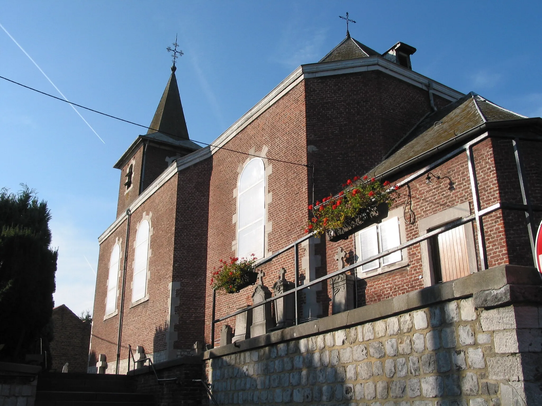 Photo showing: Geer (Belgium), the St. Hubert church.
