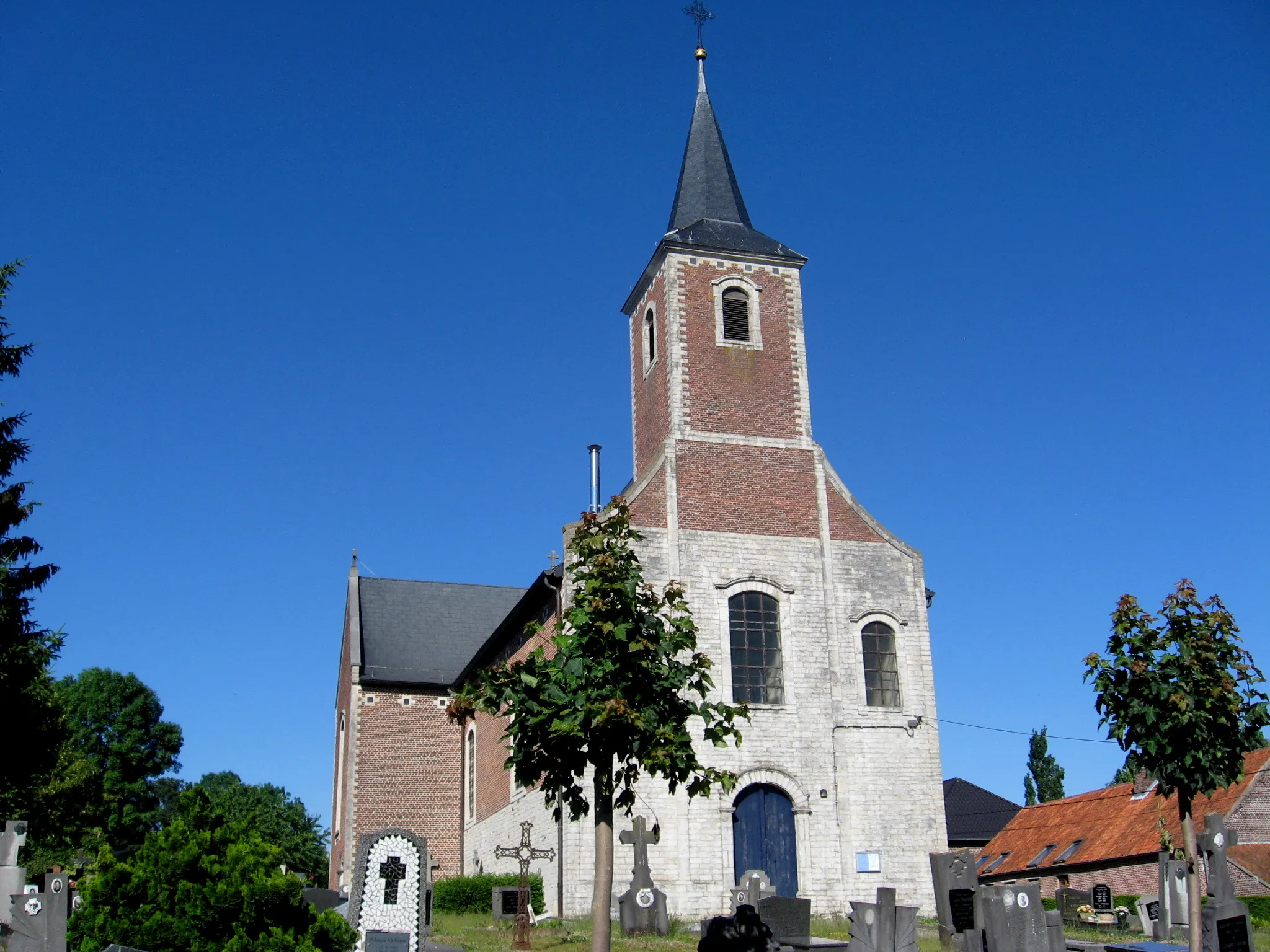 Photo showing: Sint-Remigiuskerk in Neervelp