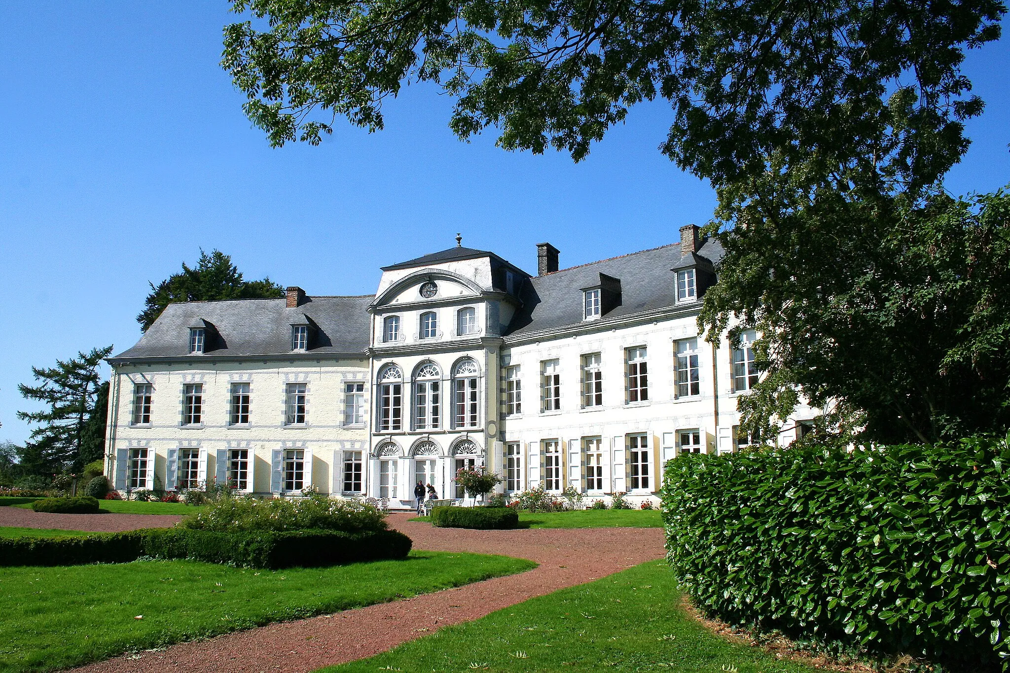 Photo showing: Ophain-Bois-Seigneur-Isaac (Belgium), the castle of Bois-Seigneur-Isaac (1737).