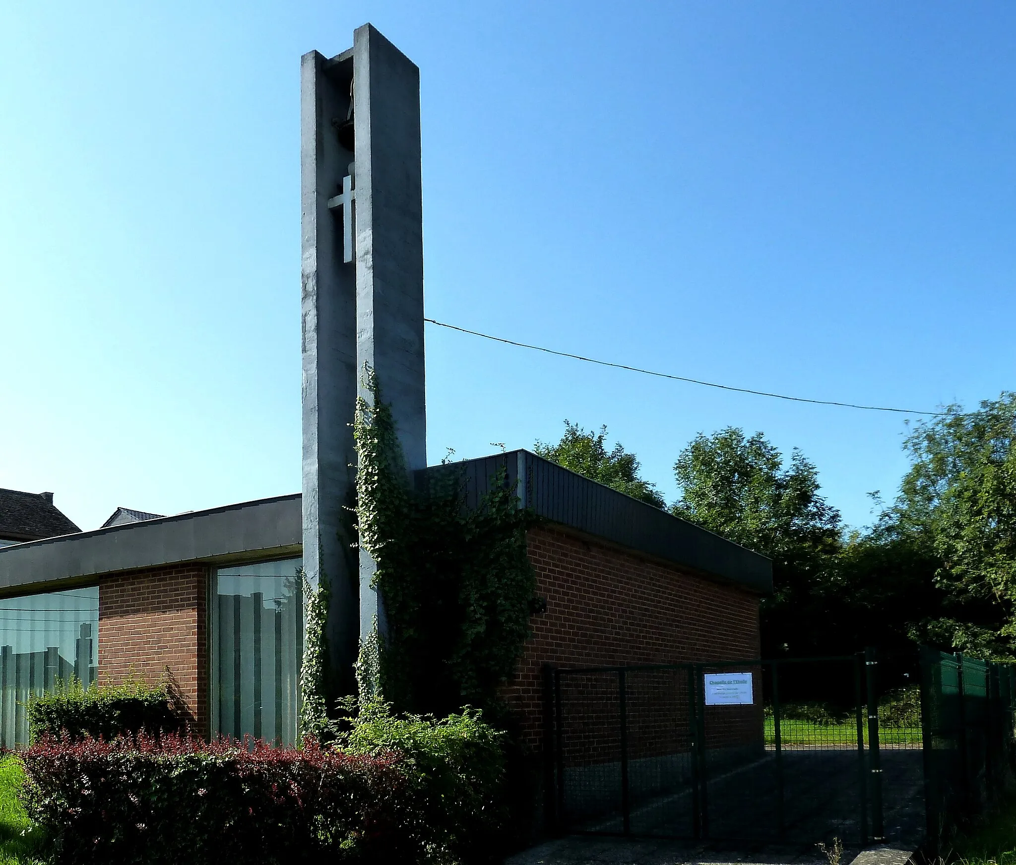 Photo showing: Waudrez.Flèche de la  Chapelle de l'Etoile.