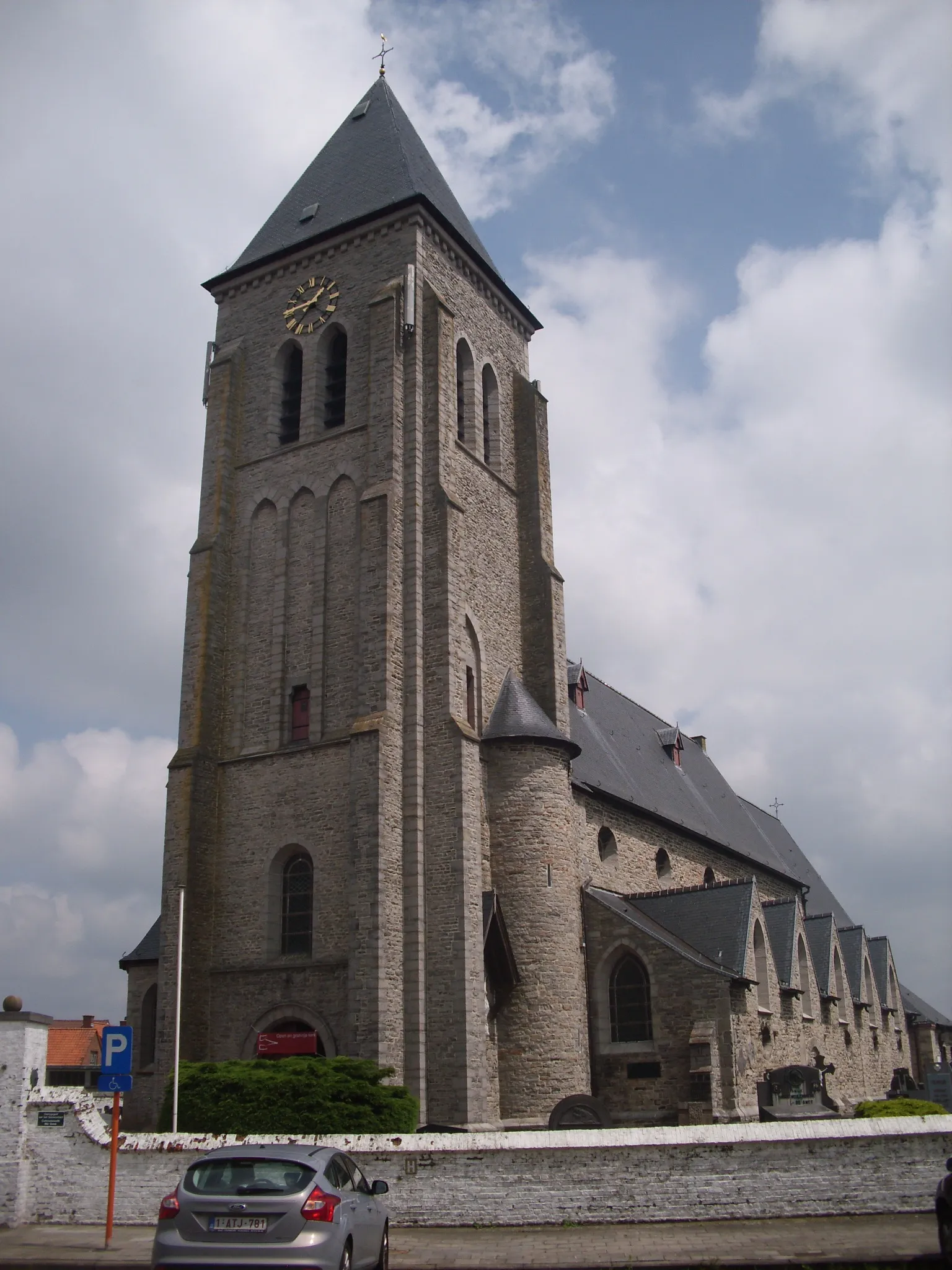 Photo showing: Sint-Martinuskerk - Petegemplein - Petegem aan de Schelde - Wortegem-Petegem - Oost-Vlaanderen - België