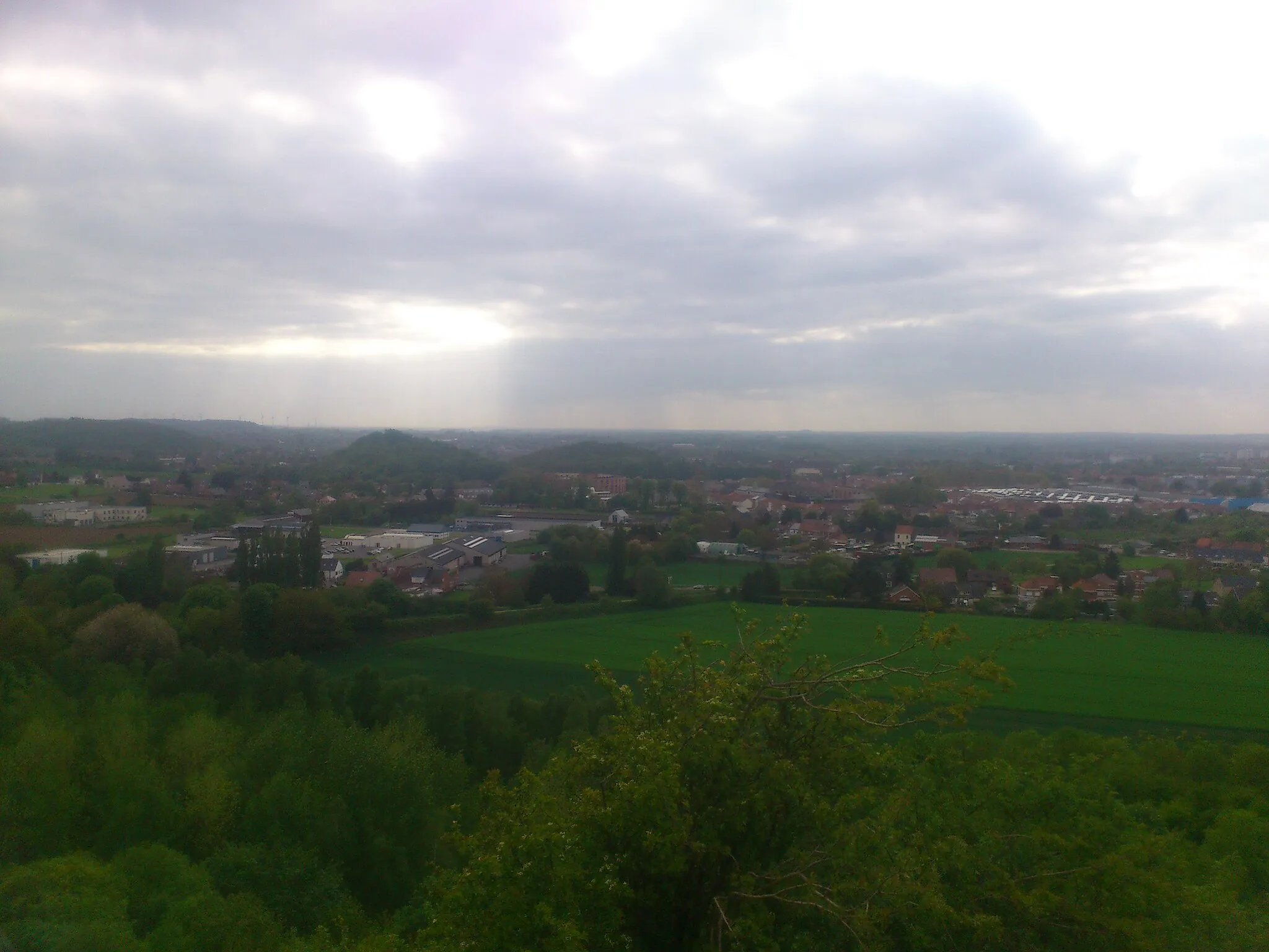 Photo showing: Terril de la flache, vue vers  Hornu