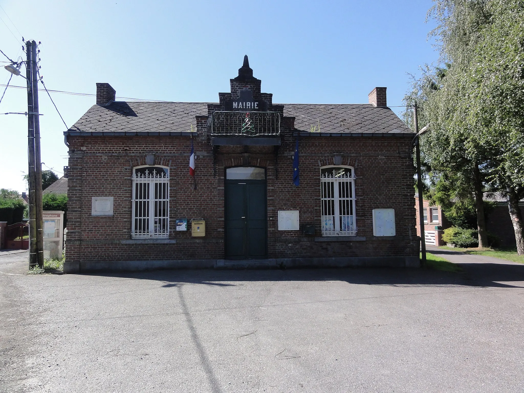 Photo showing: Audignies (Nord, Fr) mairie