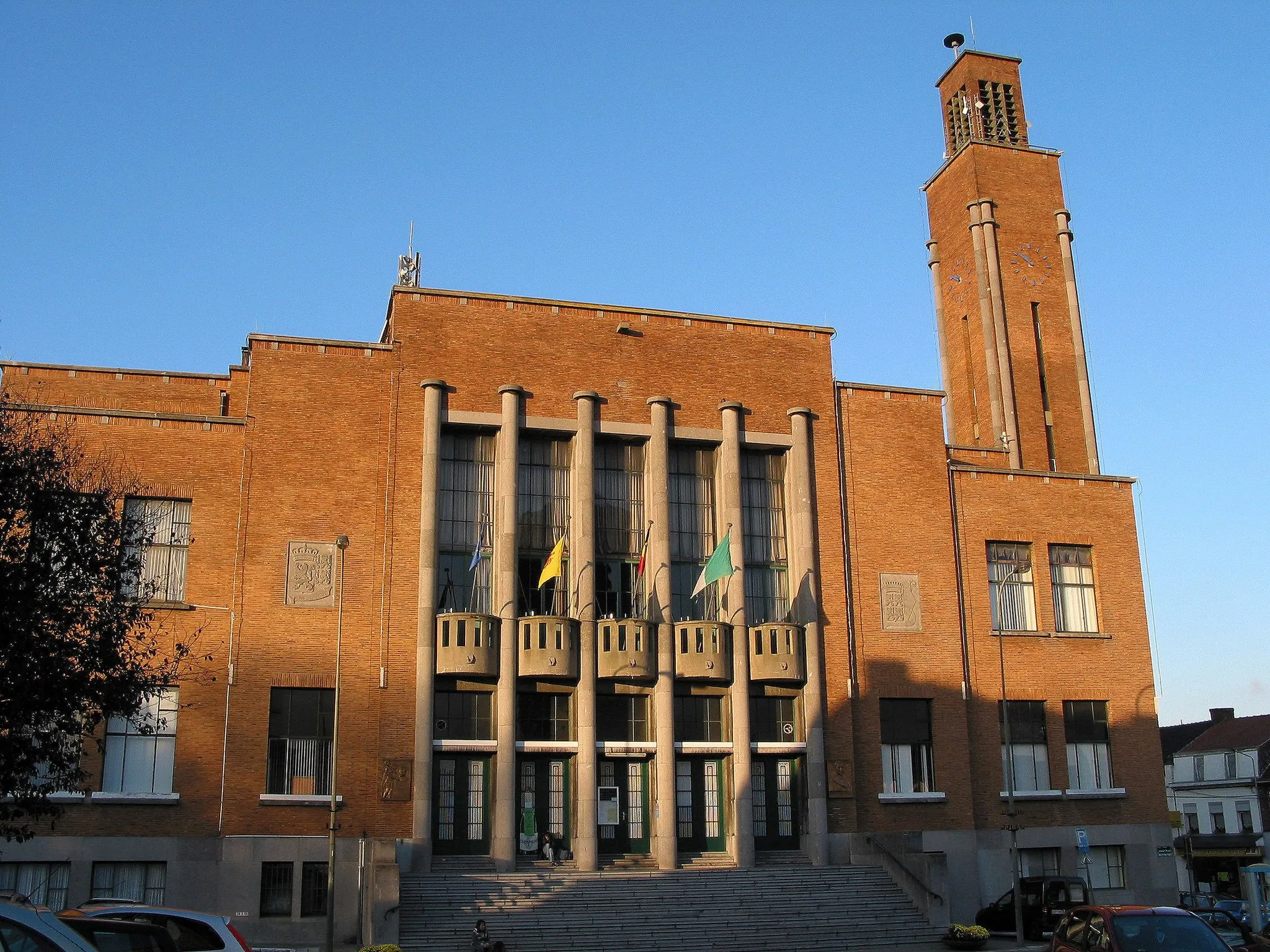 Photo showing: Quaregnon (Belgium) the town hall (1937/1938).