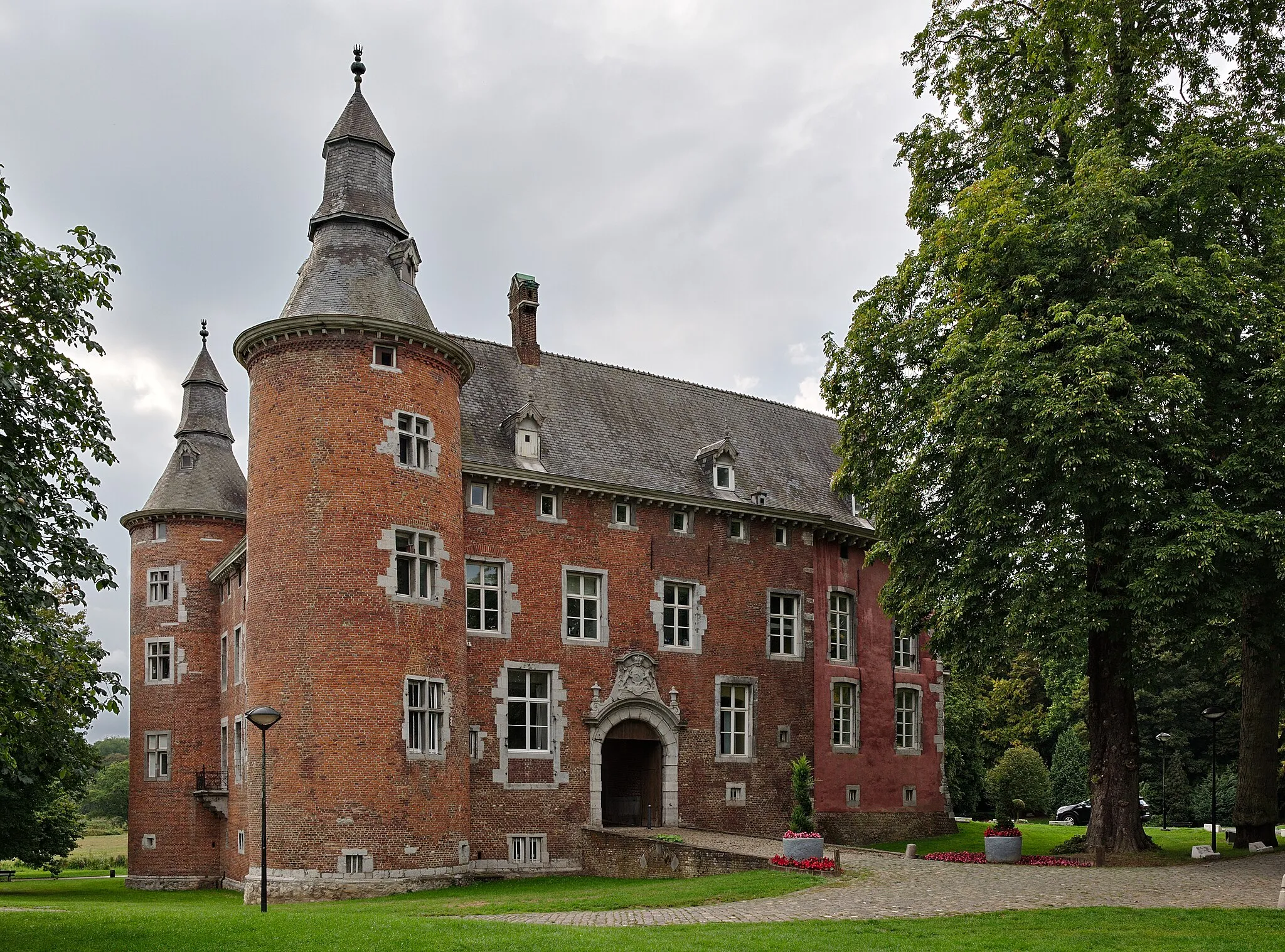 Photo showing: Castle of Monceau-sur-Sambre in Charleroi