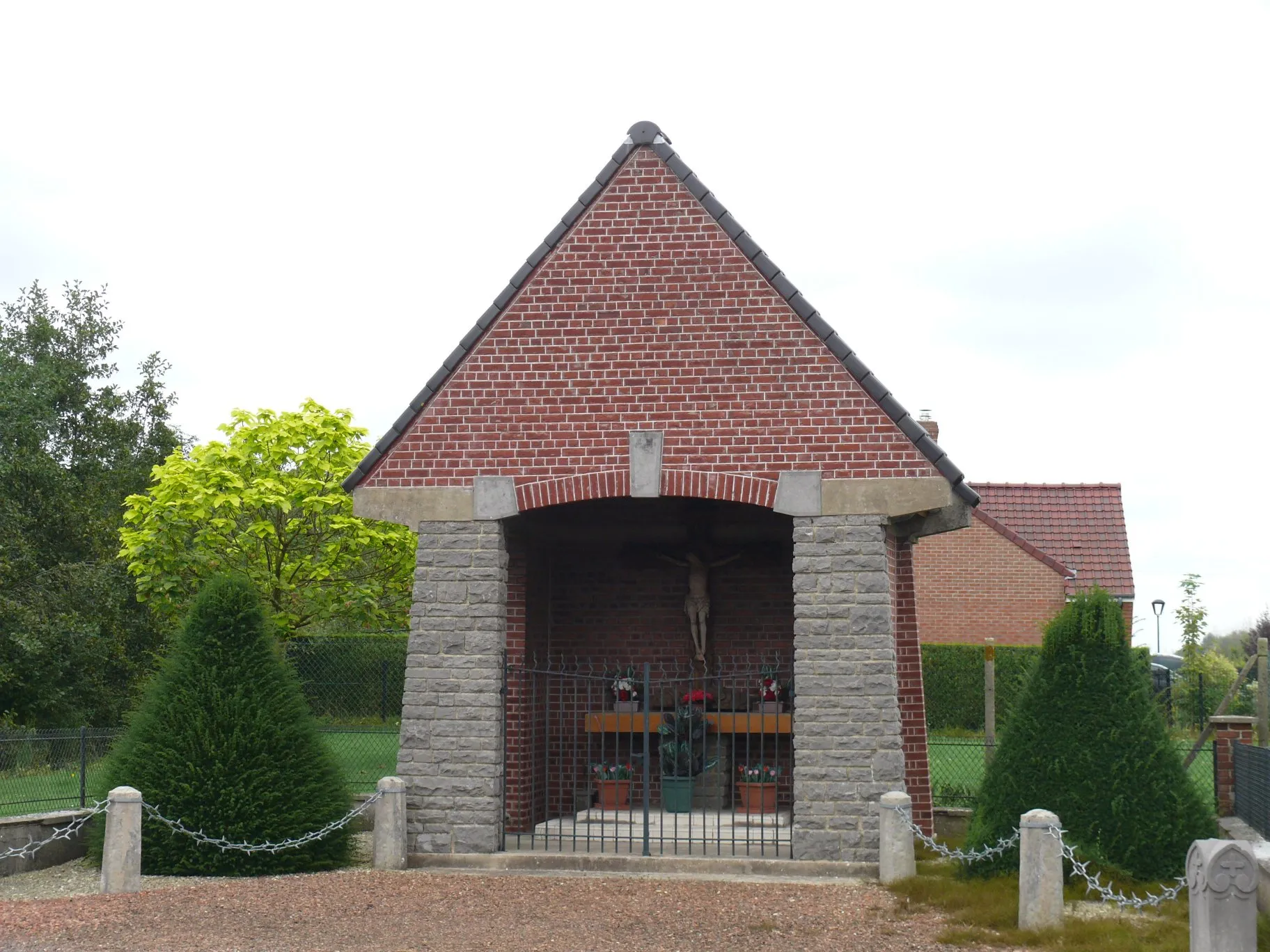 Photo showing: Oratoire à Lecelles (Nord, Hauts-de-France, France).