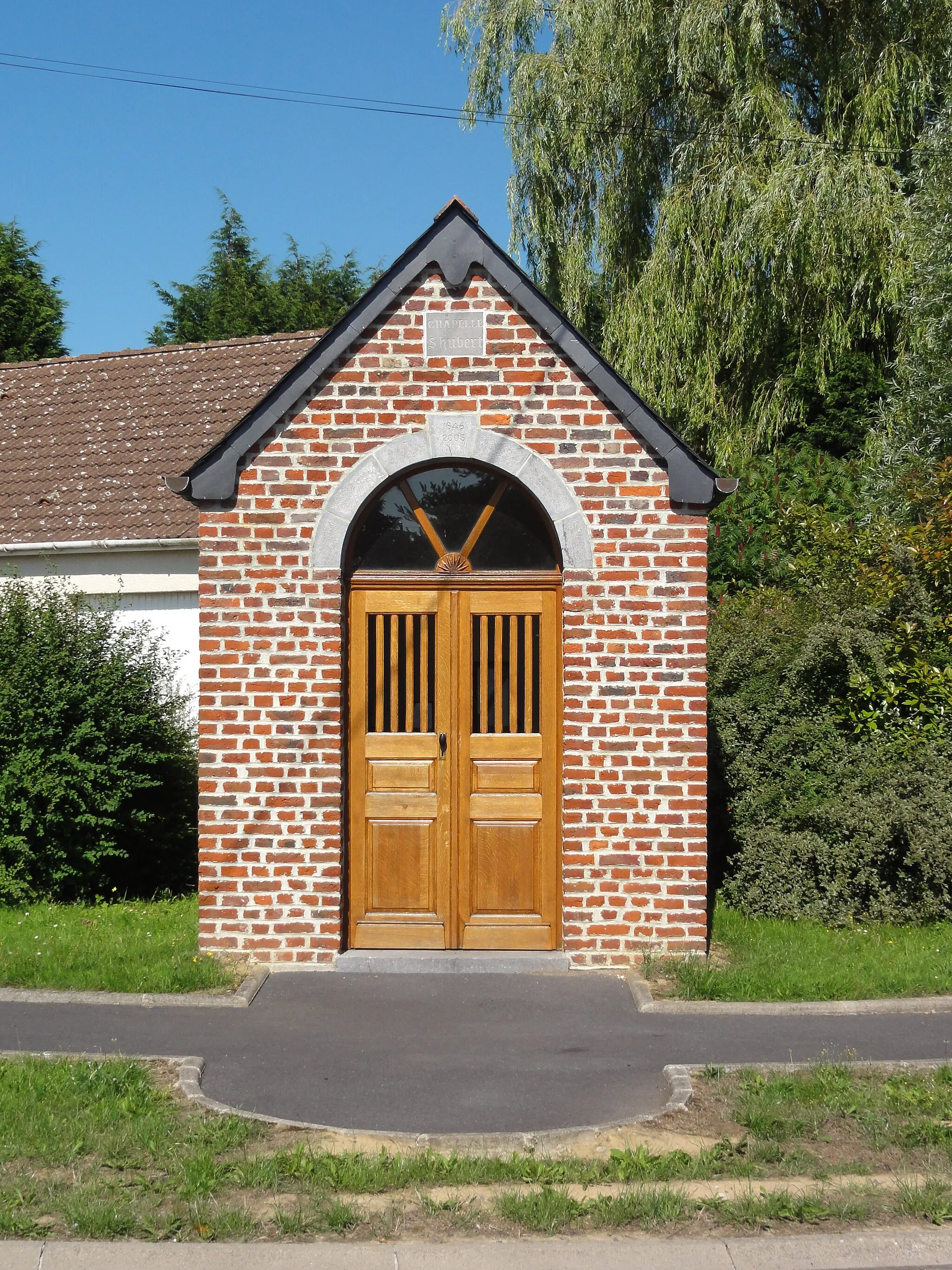 Photo showing: Feignies (Nord, Fr) chapelle St.Hubert à Leveau, Rue Jean Jaures