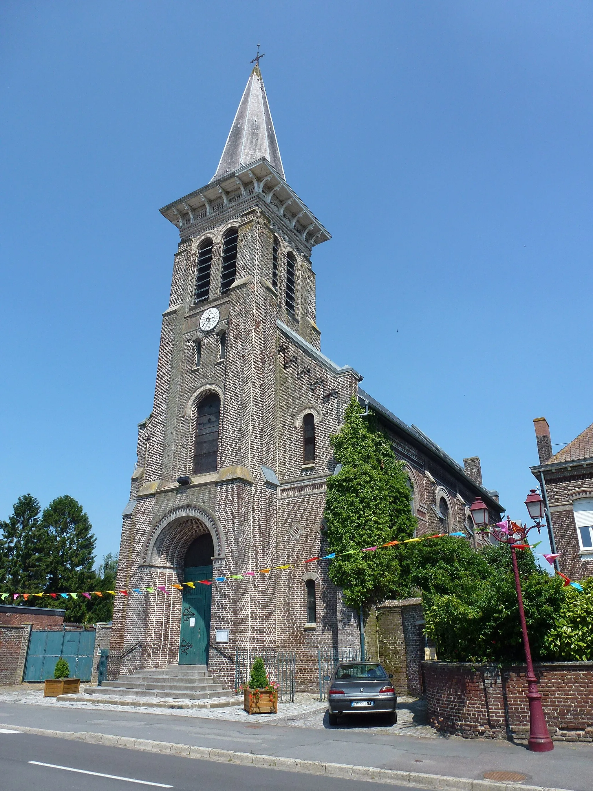 Photo showing: Wallers (Nord, Fr) église Saint-Barbe d'Arenberg (commune de Wallers)