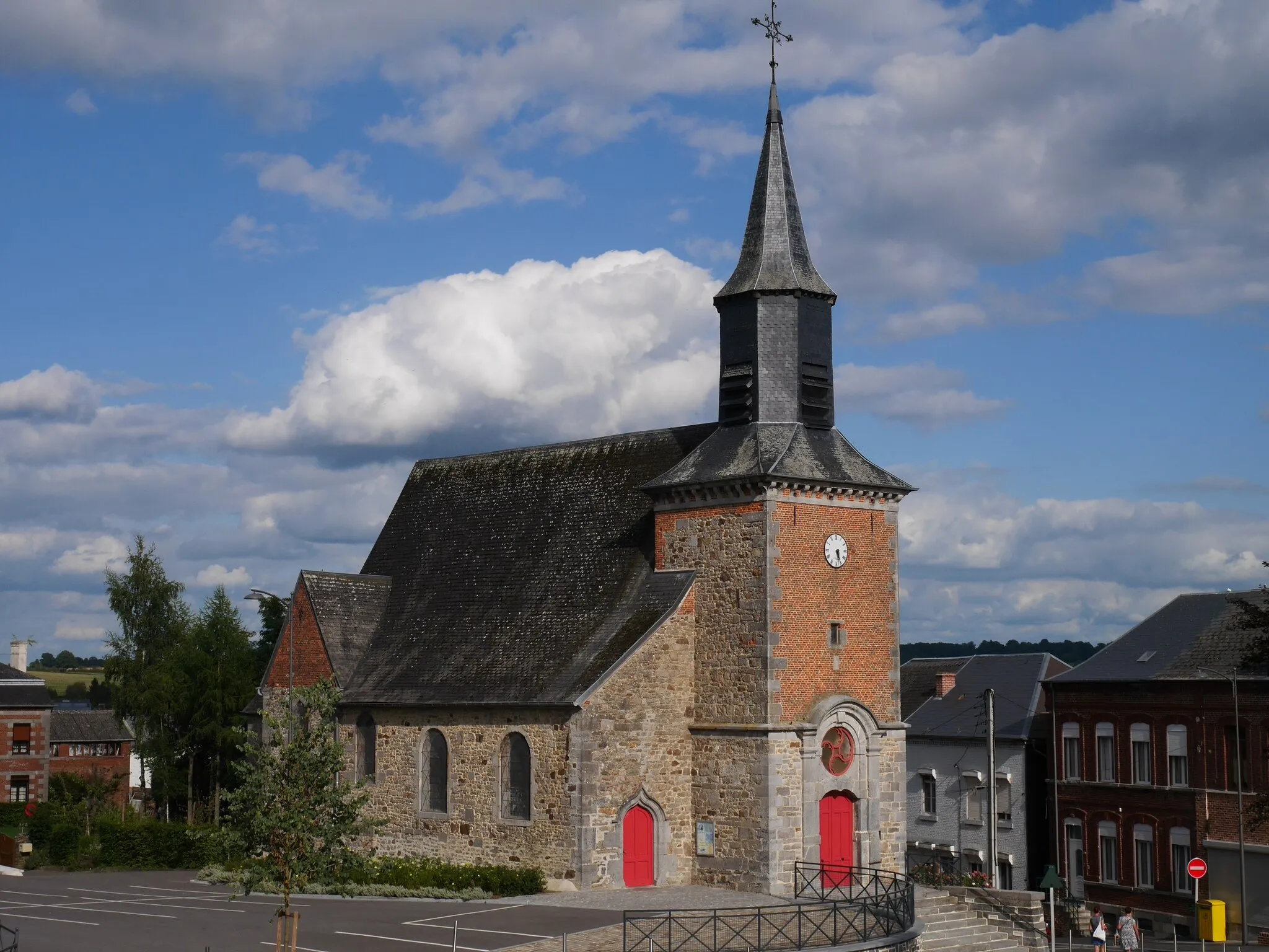 Photo showing: L'église saint Rémy de Sains-du-Nord