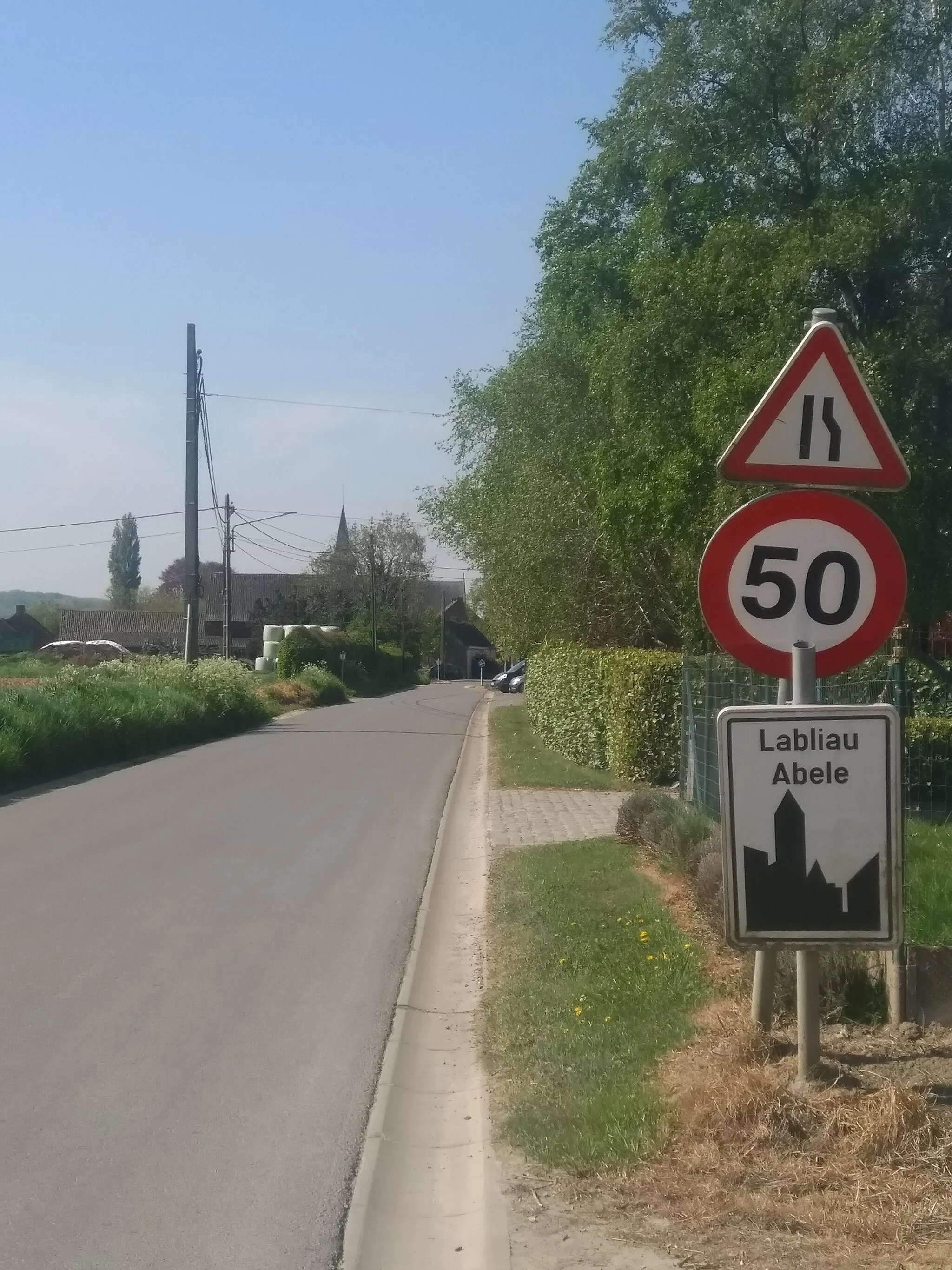 Photo showing: Entrée du village de Labliau, section de Marcq, ville d’Enghien, Belgique