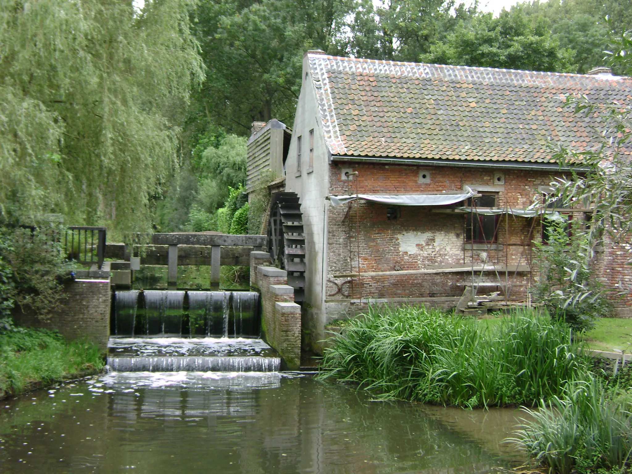 Photo showing: Sint-Waltrudismolen in Herne