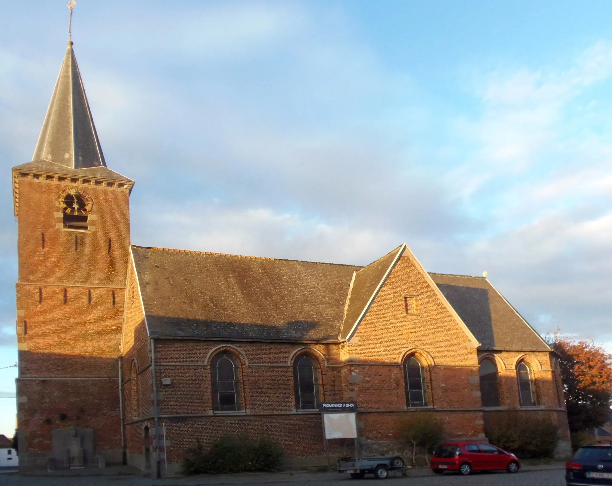 Photo showing: Ghoy (Hainaut, Belgique). L'église Saint-Médard.