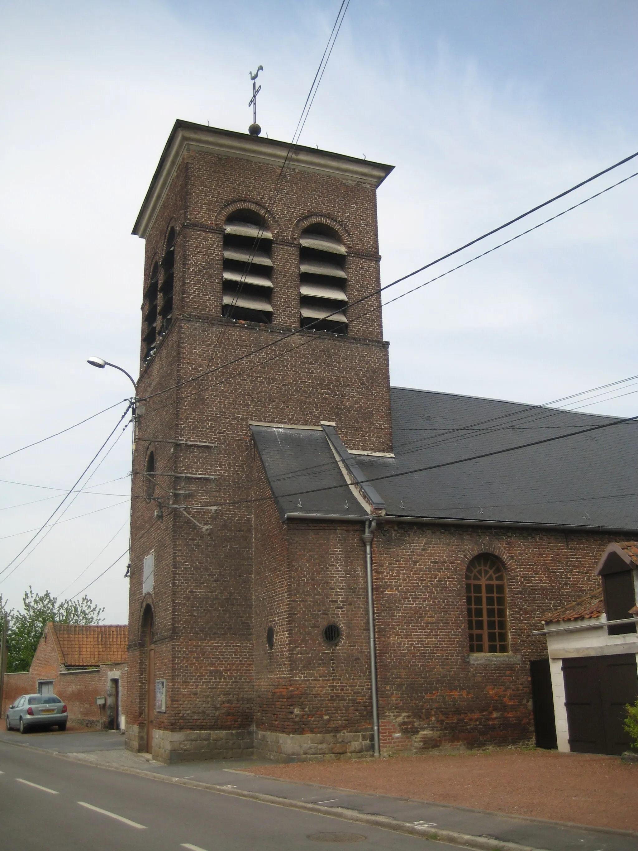 Photo showing: church of Saint-Aybert, Nord, France