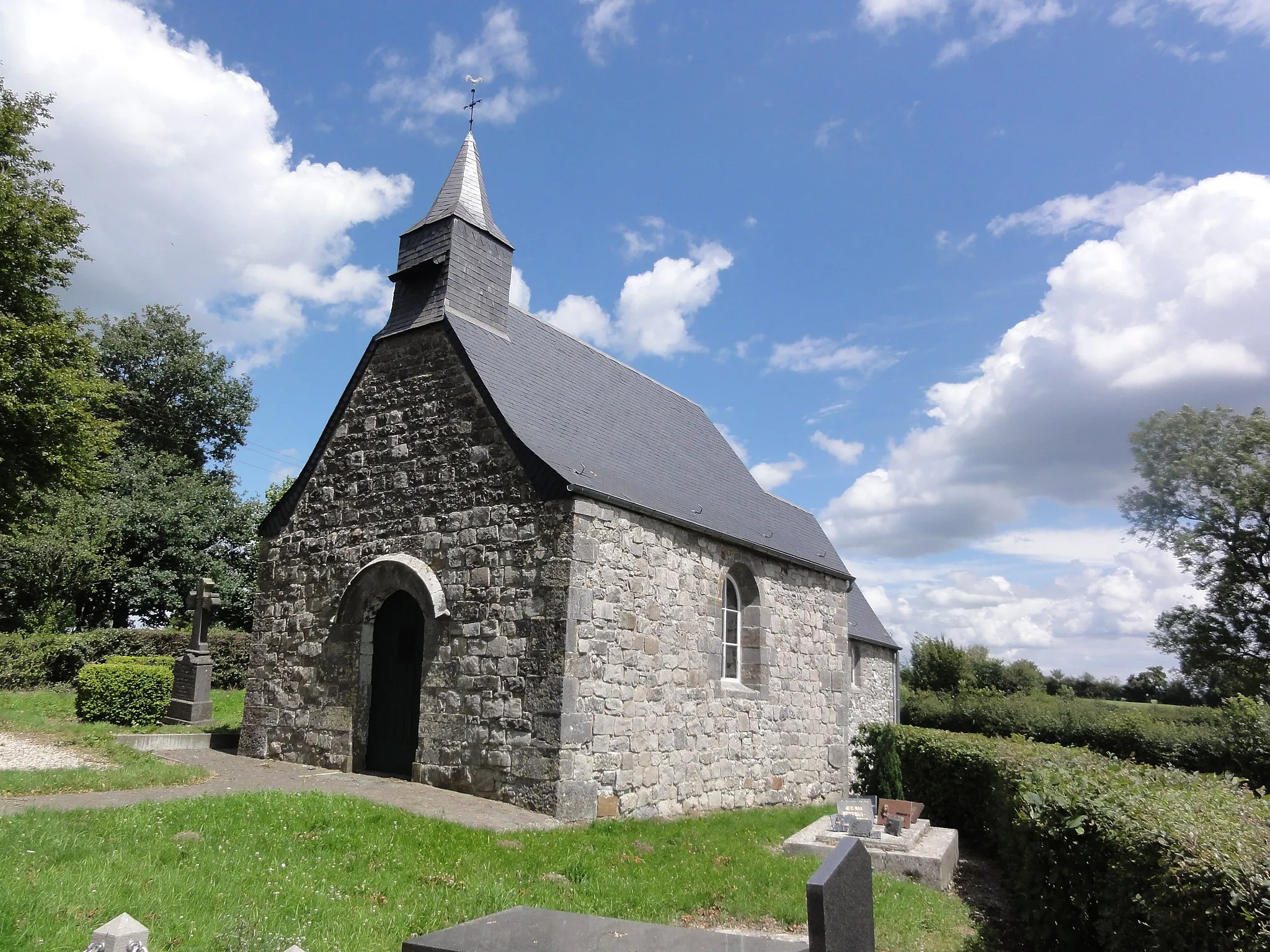 Photo showing: Dimont (Nord, fr) chapelle d'Offries coté entrée