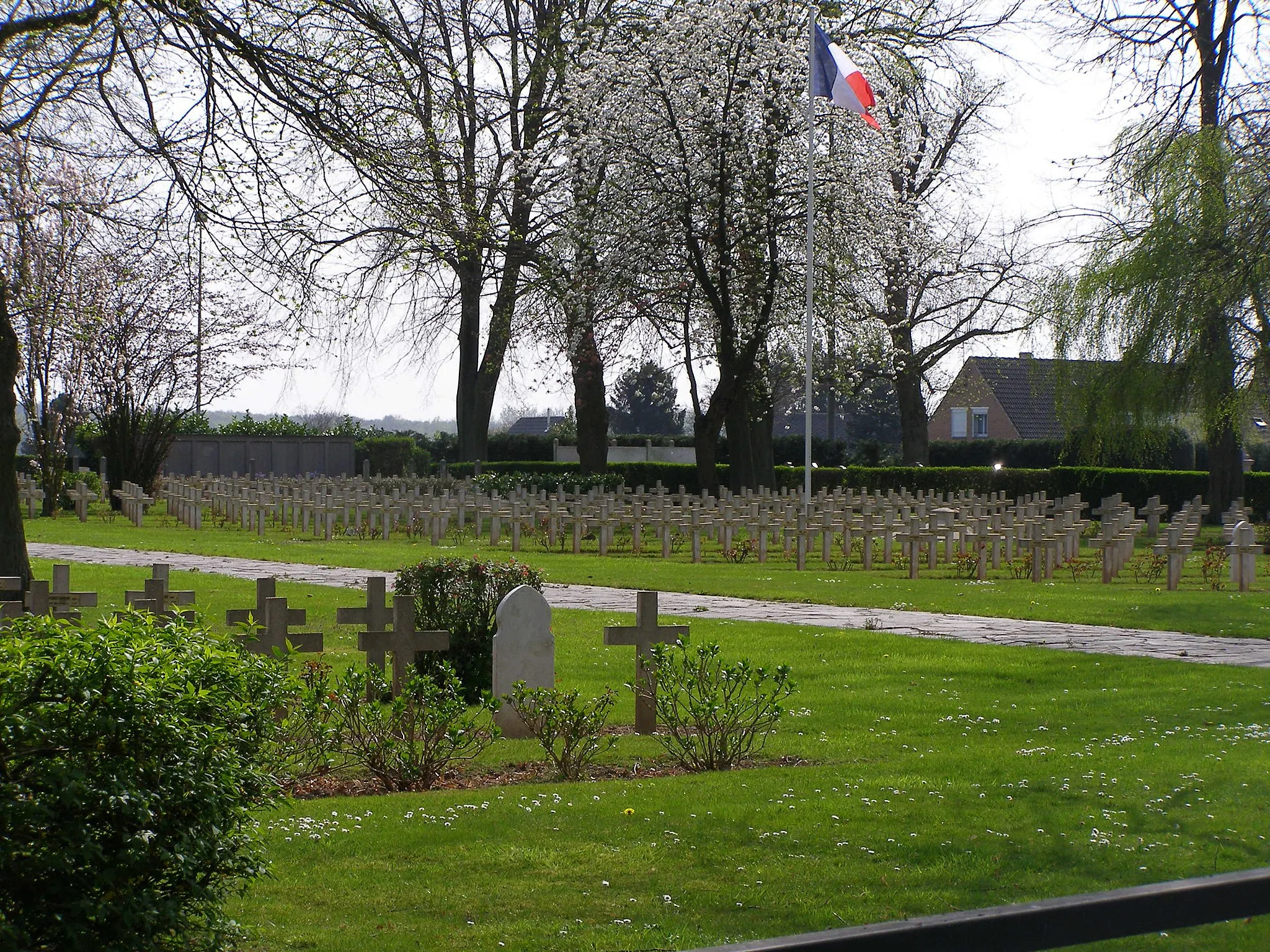 Photo showing: Cimetière militaire d'Assevent.