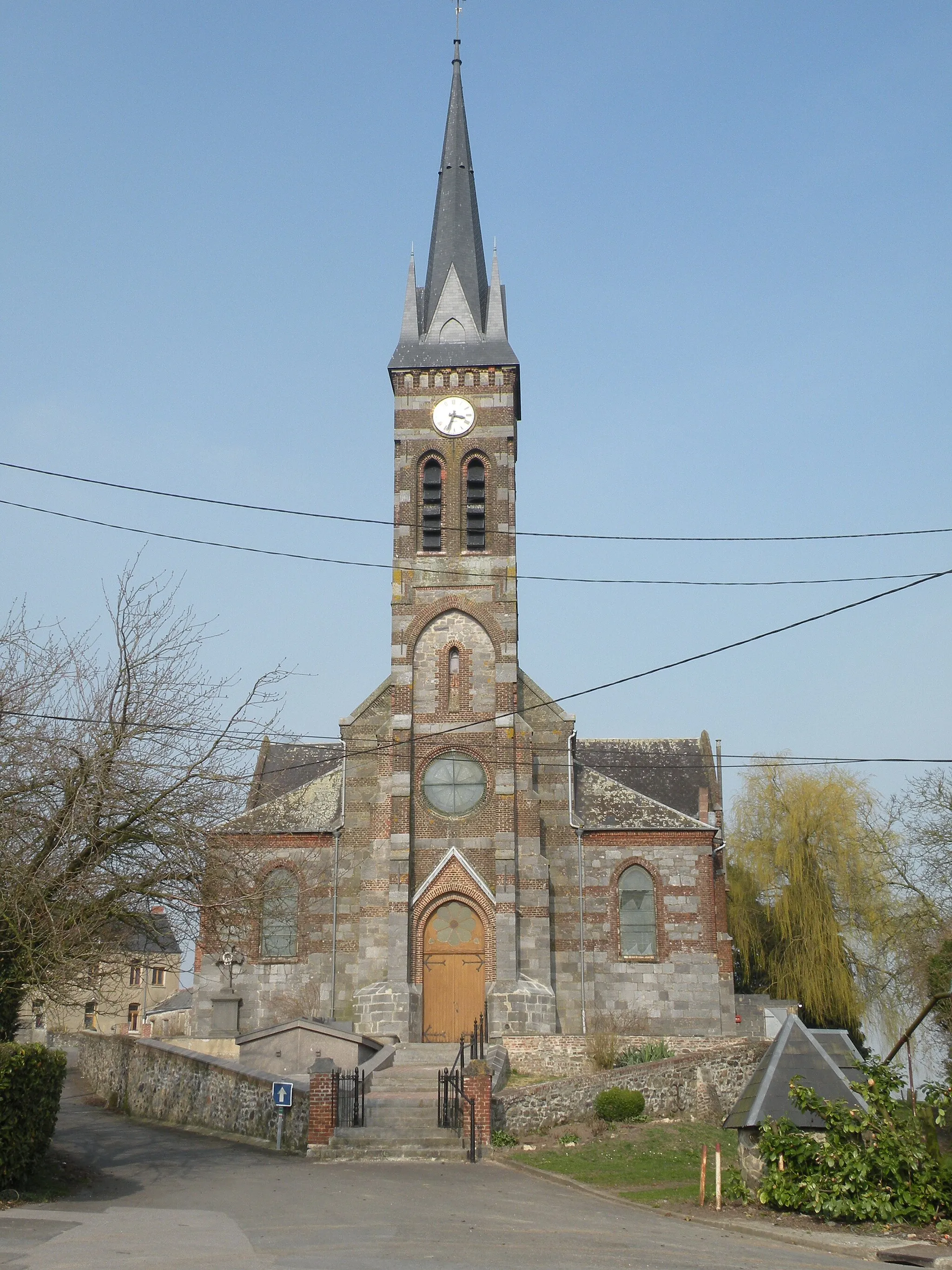 Photo showing: église de vieux-reng